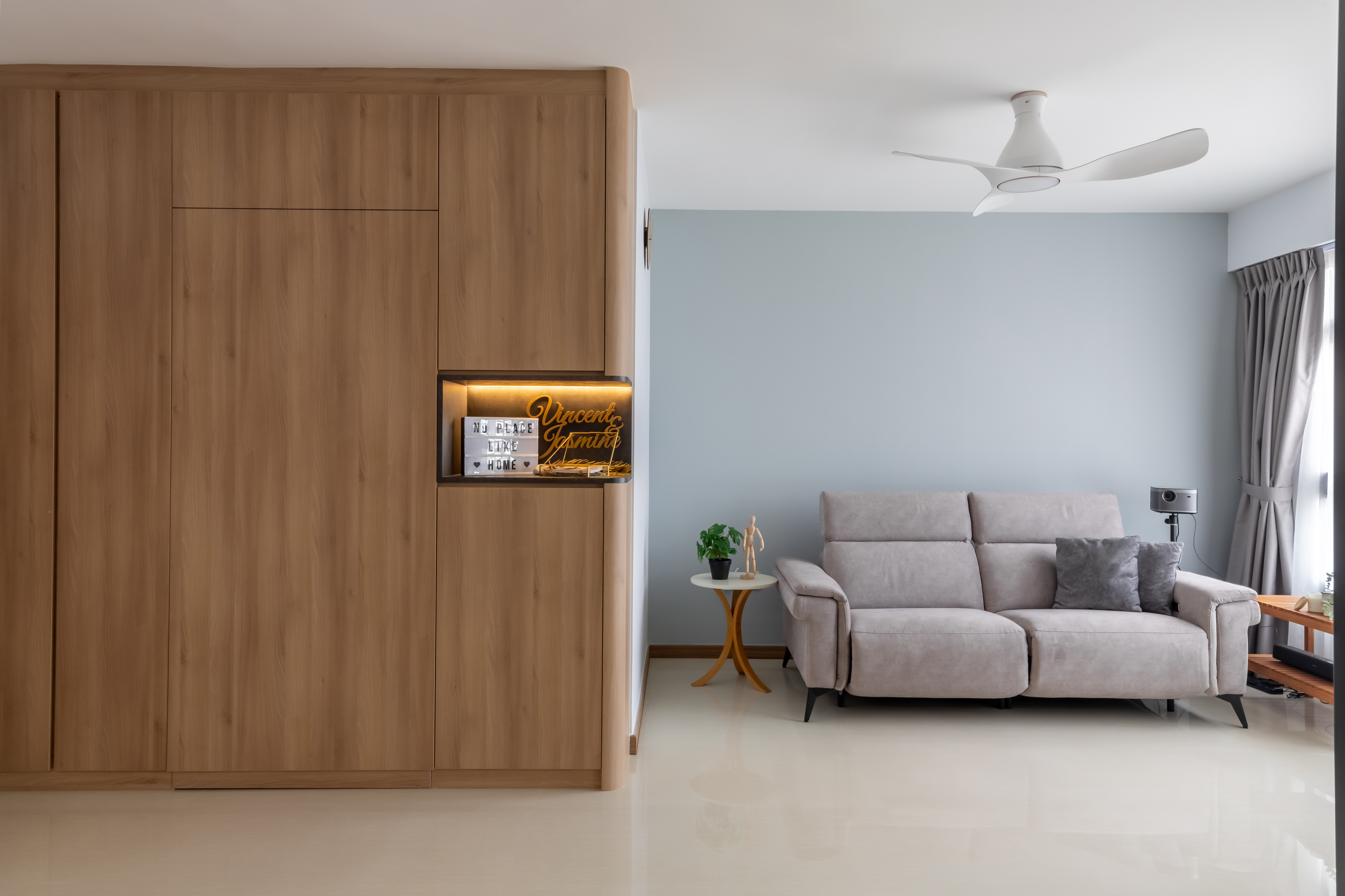 Industrial, Modern, Scandinavian Design - Living Room - HDB 4 Room - Design by U-Home Interior Design Pte Ltd