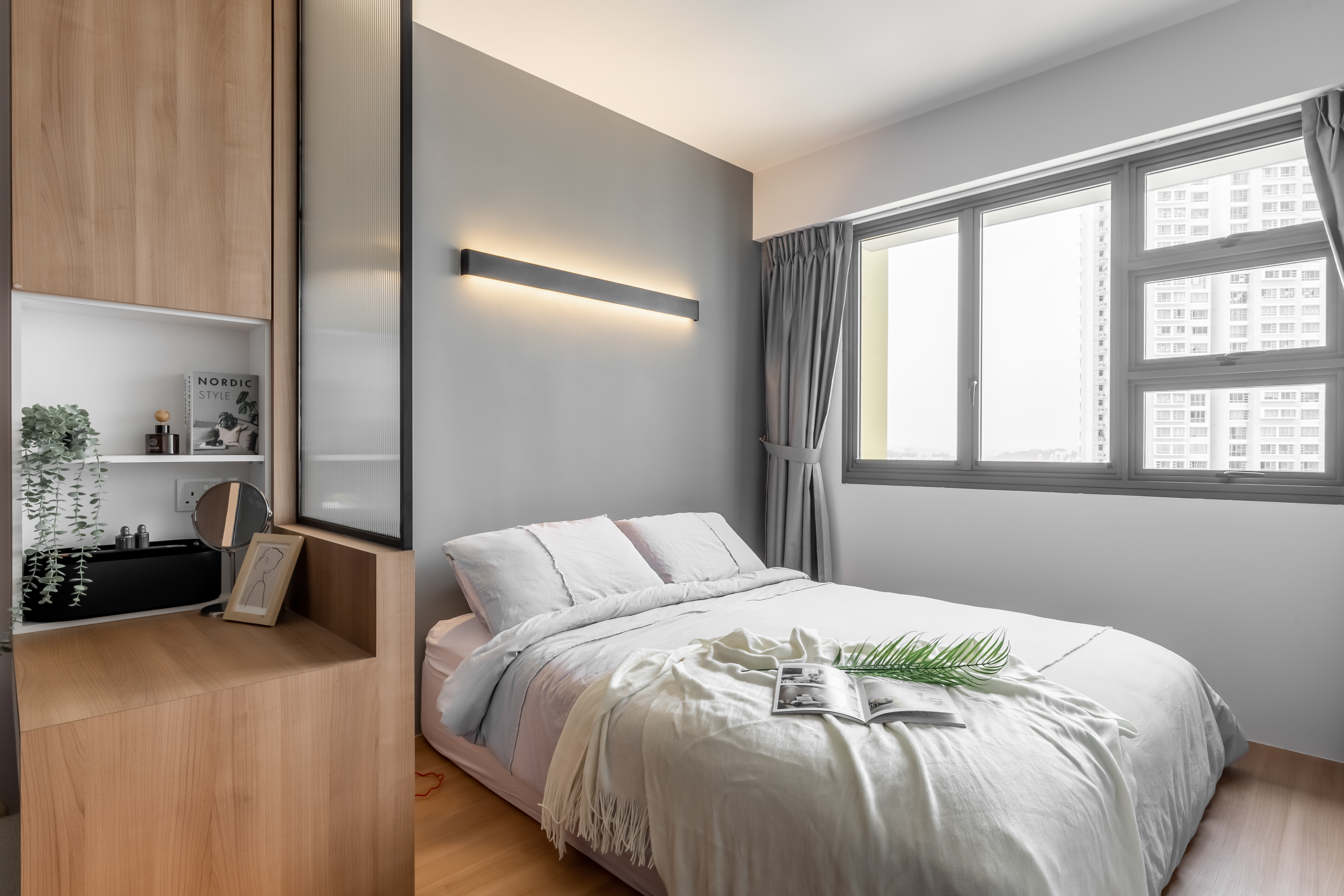 Industrial, Modern, Scandinavian Design - Bedroom - HDB 4 Room - Design by U-Home Interior Design Pte Ltd
