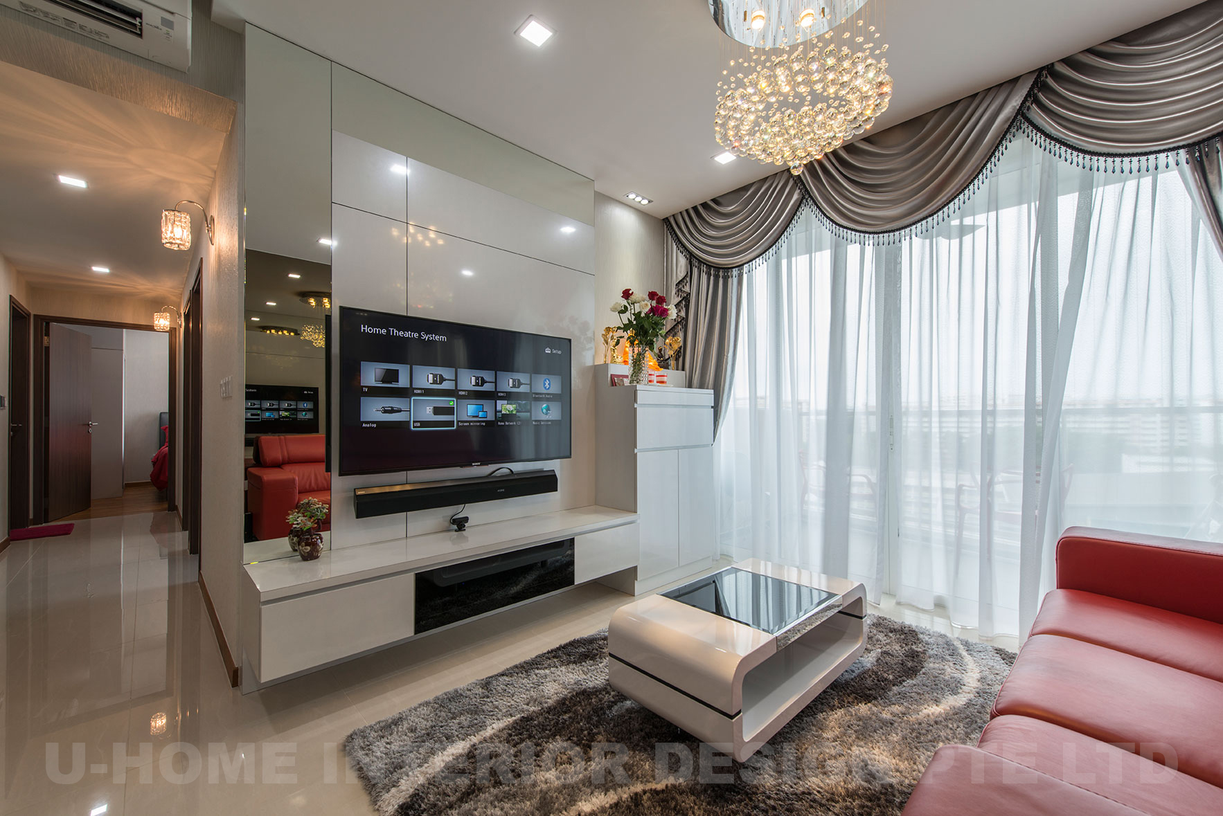 Modern Design - Living Room - Condominium - Design by U-Home Interior Design Pte Ltd