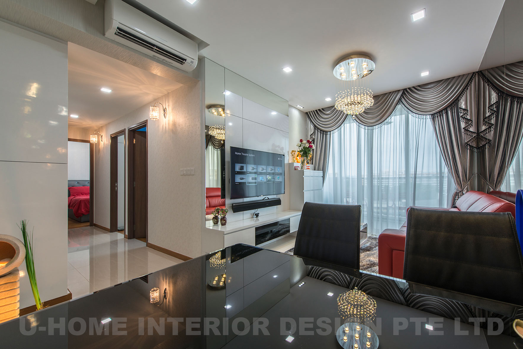 Modern Design - Living Room - Condominium - Design by U-Home Interior Design Pte Ltd