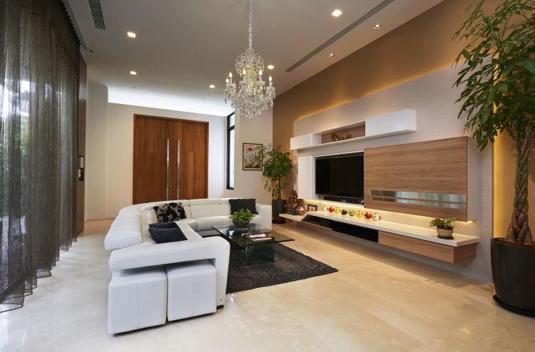 Contemporary, Modern, Scandinavian Design - Living Room - Landed House - Design by U-Home Interior Design Pte Ltd