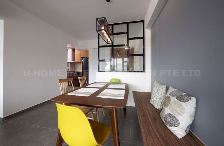 Contemporary, Modern, Scandinavian Design - Dining Room - HDB 4 Room - Design by U-Home Interior Design Pte Ltd