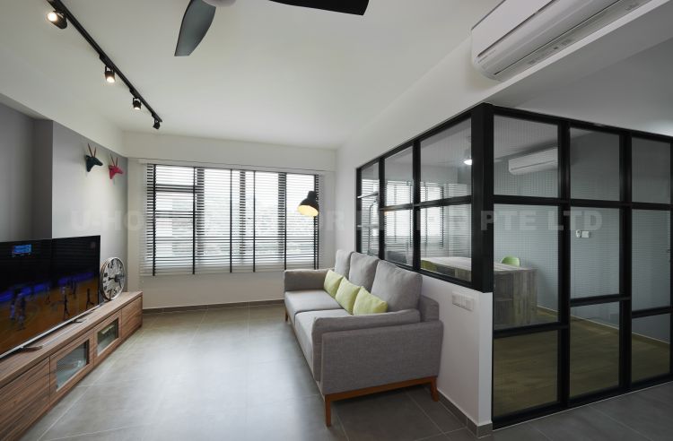 Contemporary, Modern, Scandinavian Design - Living Room - HDB 4 Room - Design by U-Home Interior Design Pte Ltd