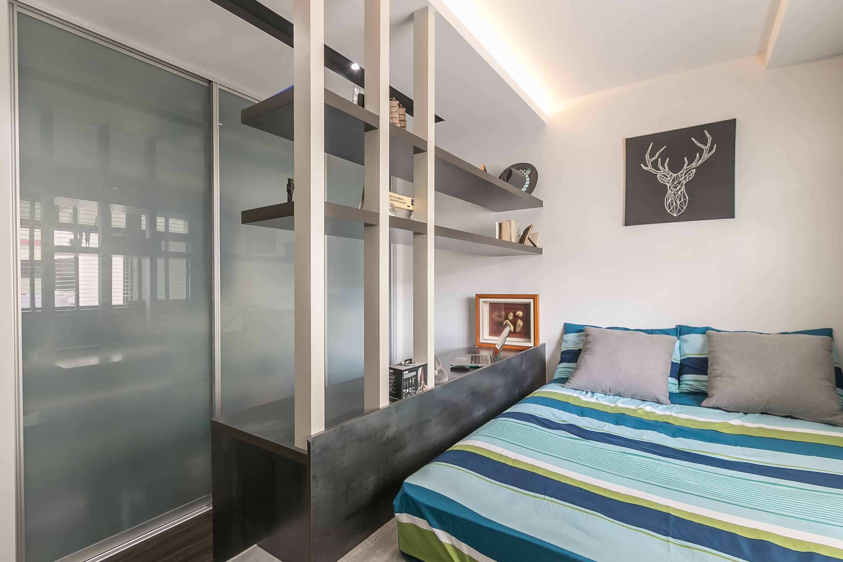 Modern Design - Bedroom - HDB 4 Room - Design by U-Home Interior Design Pte Ltd