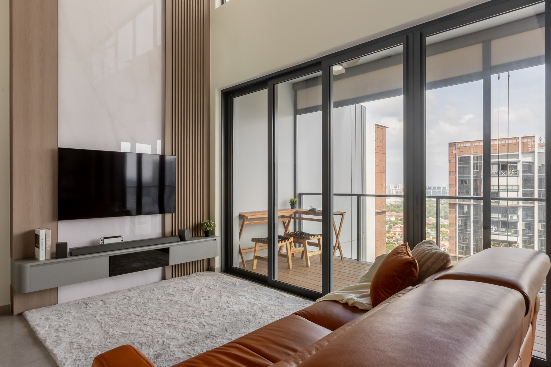 Minimalist, Modern Design - Living Room - Condominium - Design by U-Home Interior Design Pte Ltd