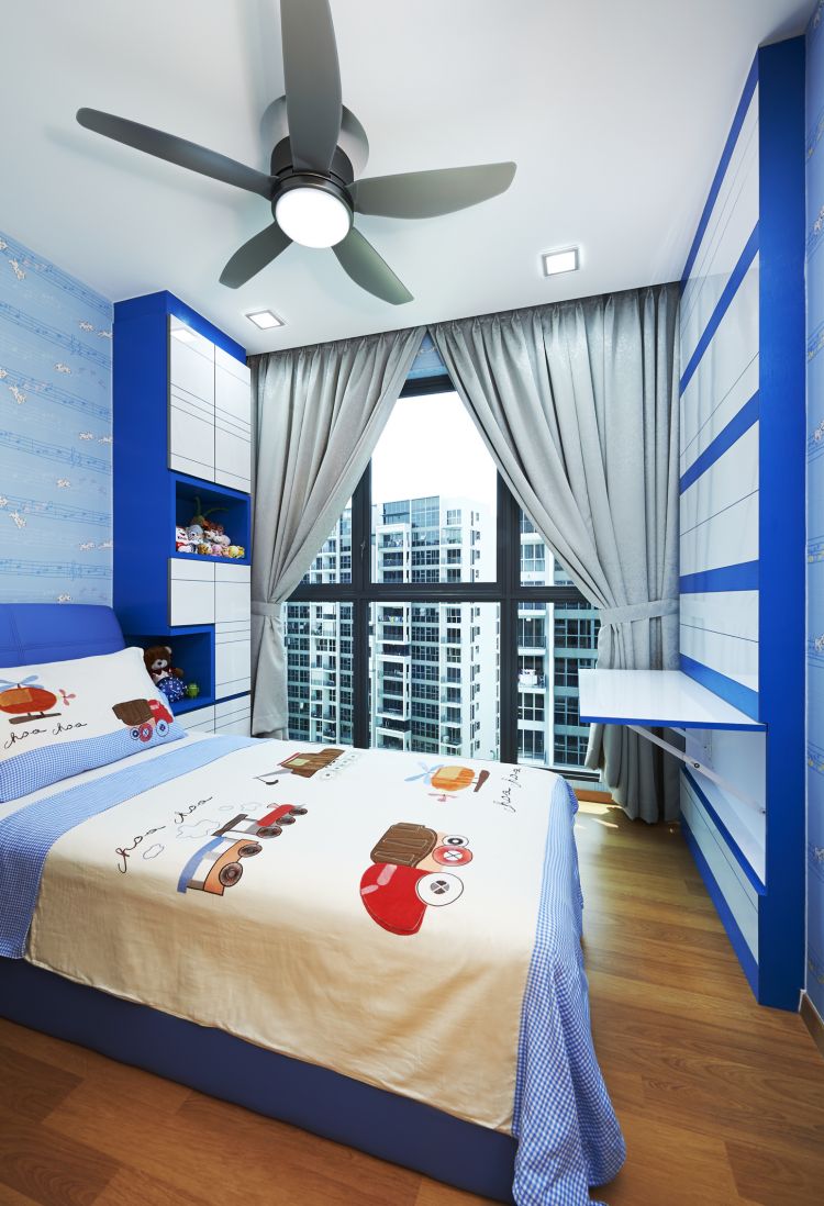 Contemporary, Minimalist Design - Bedroom - HDB 4 Room - Design by U-Home Interior Design Pte Ltd
