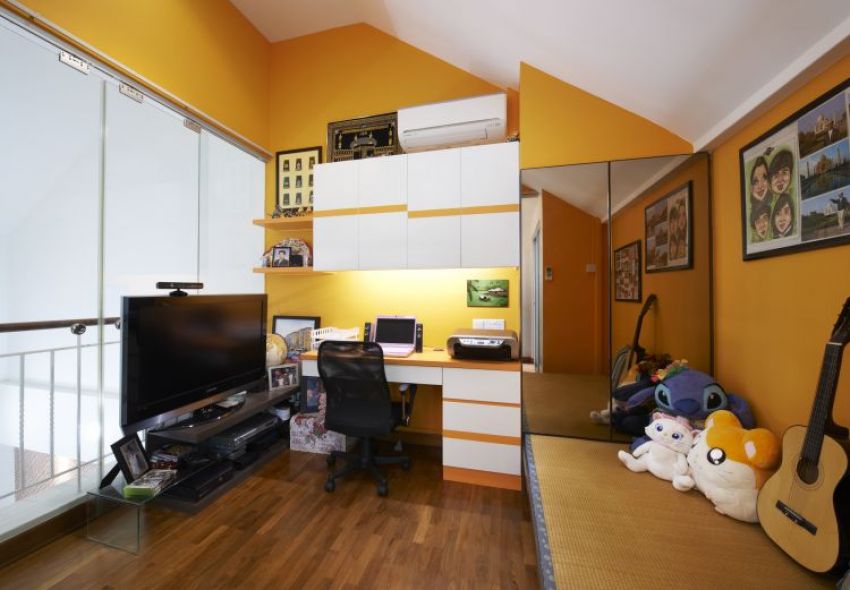 Contemporary, Modern Design - Study Room - Condominium - Design by U-Home Interior Design Pte Ltd