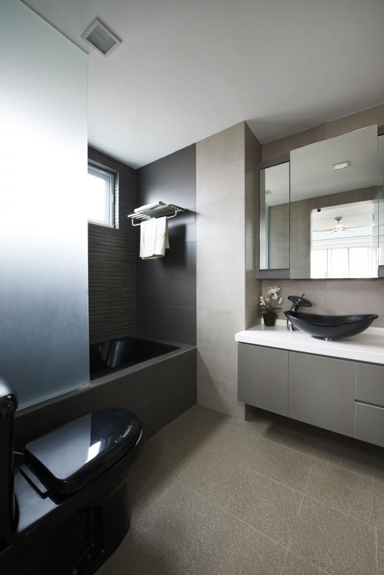 Contemporary, Modern Design - Bathroom - Condominium - Design by U-Home Interior Design Pte Ltd