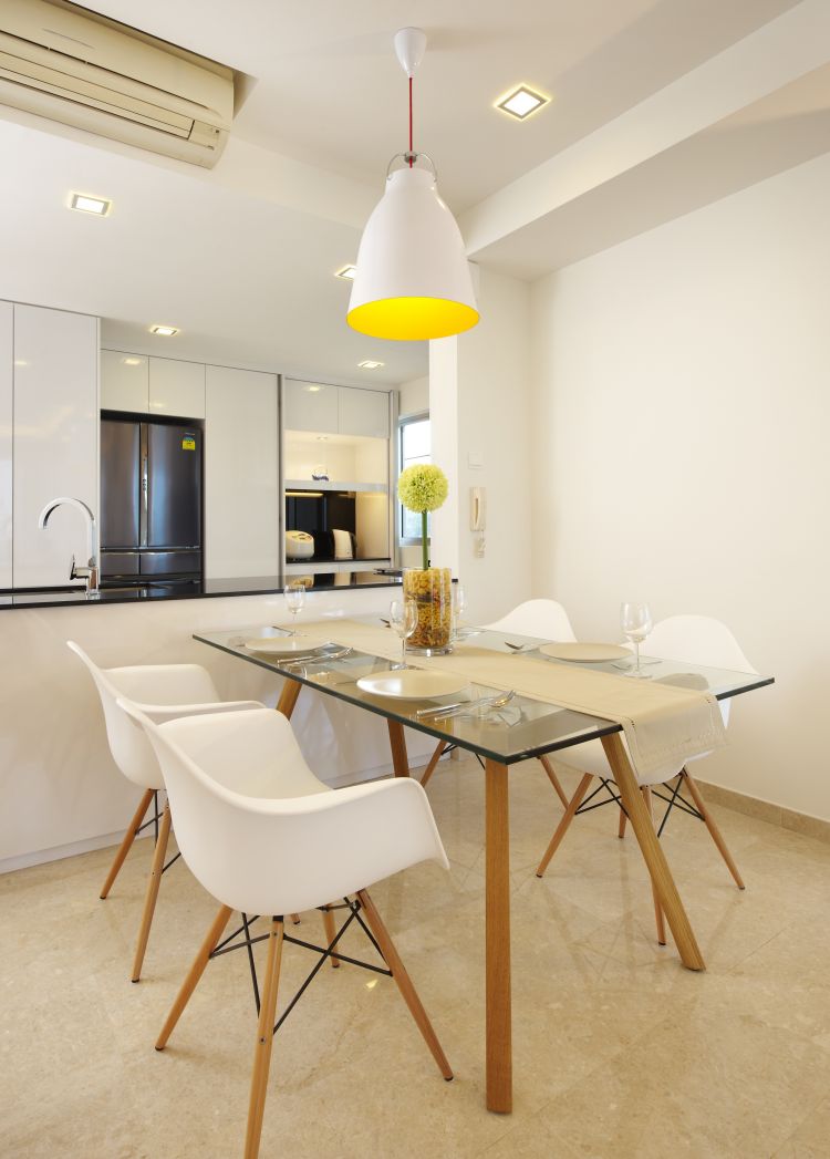 Contemporary, Modern, Scandinavian Design - Dining Room - Condominium - Design by U-Home Interior Design Pte Ltd