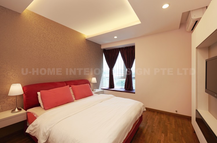 Contemporary, Modern Design - Bedroom - Condominium - Design by U-Home Interior Design Pte Ltd