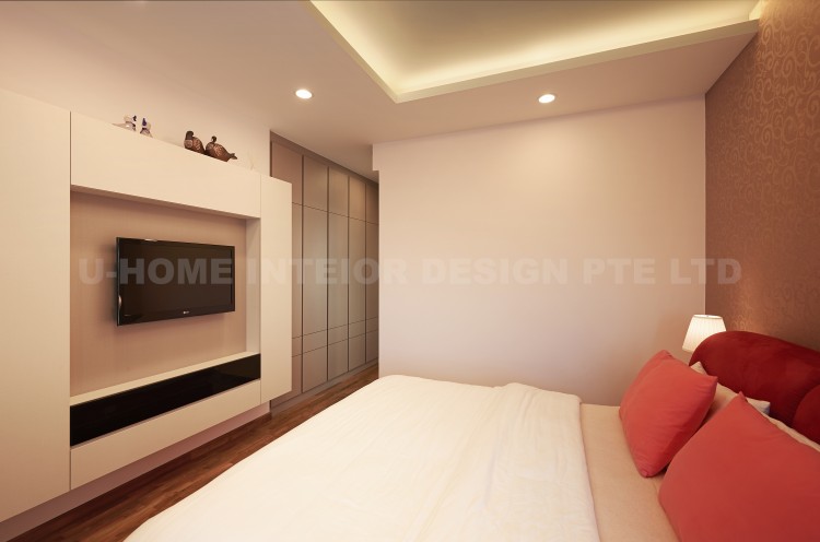 Contemporary, Modern Design - Bedroom - Condominium - Design by U-Home Interior Design Pte Ltd