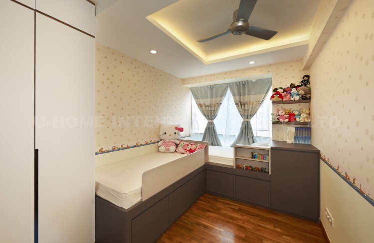 Contemporary, Modern Design - Bedroom - Condominium - Design by U-Home Interior Design Pte Ltd