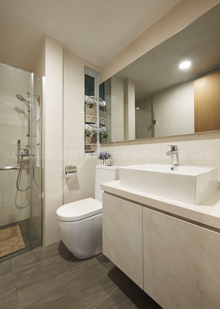 Contemporary, Modern Design - Bathroom - Condominium - Design by U-Home Interior Design Pte Ltd