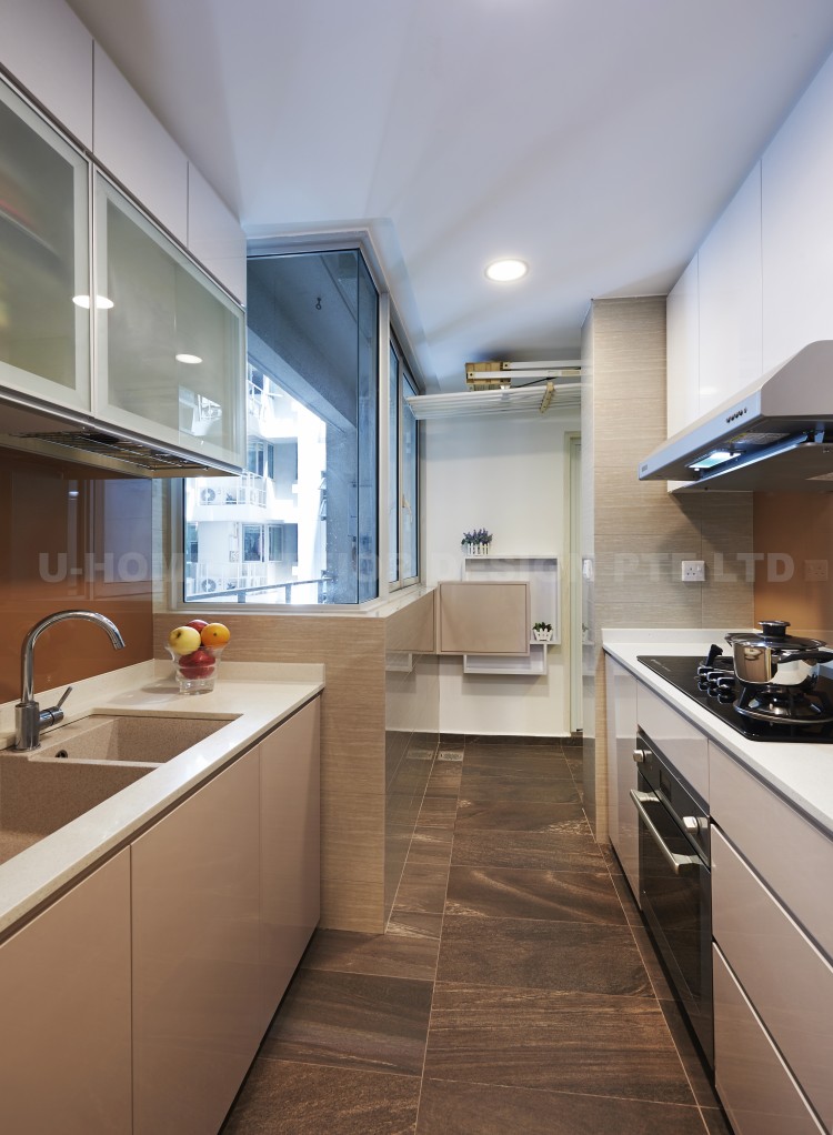 Contemporary, Modern Design - Kitchen - Condominium - Design by U-Home Interior Design Pte Ltd