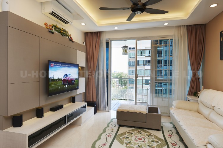 Contemporary, Modern Design - Living Room - Condominium - Design by U-Home Interior Design Pte Ltd