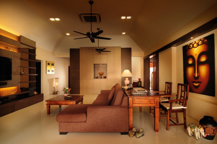 Contemporary, Country, Modern Design - Living Room - Landed House - Design by U-Home Interior Design Pte Ltd