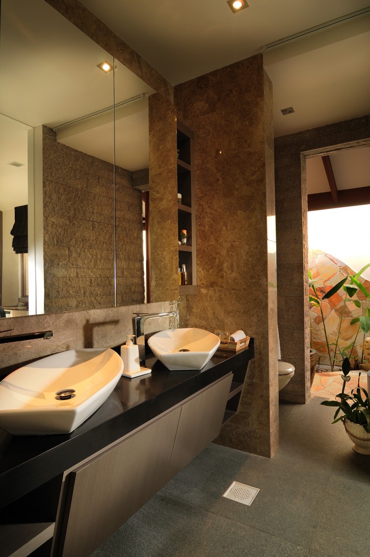 Contemporary, Country, Modern Design - Bathroom - Landed House - Design by U-Home Interior Design Pte Ltd