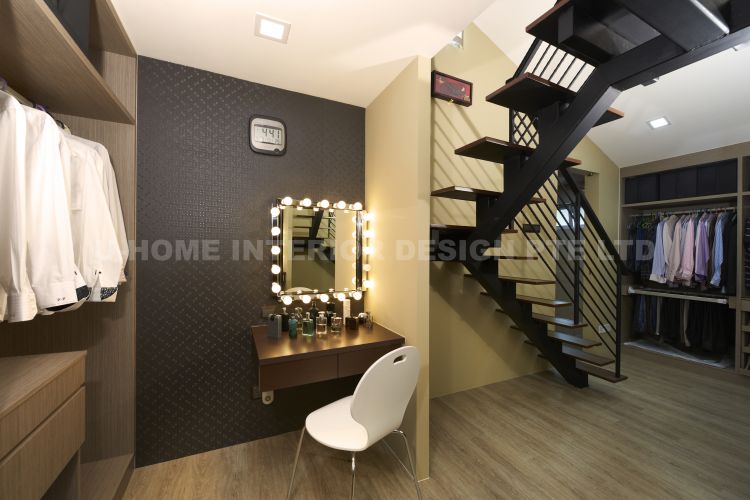 Contemporary, Modern, Retro Design - Bedroom - Landed House - Design by U-Home Interior Design Pte Ltd