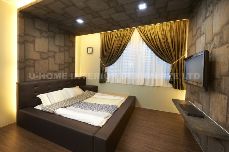 Contemporary, Modern, Retro Design - Bedroom - Landed House - Design by U-Home Interior Design Pte Ltd