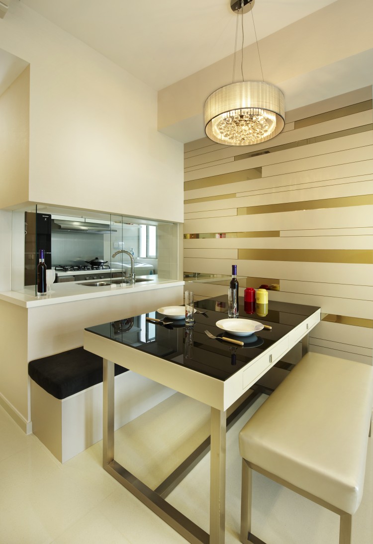 Contemporary, Modern Design - Dining Room - Condominium - Design by U-Home Interior Design Pte Ltd