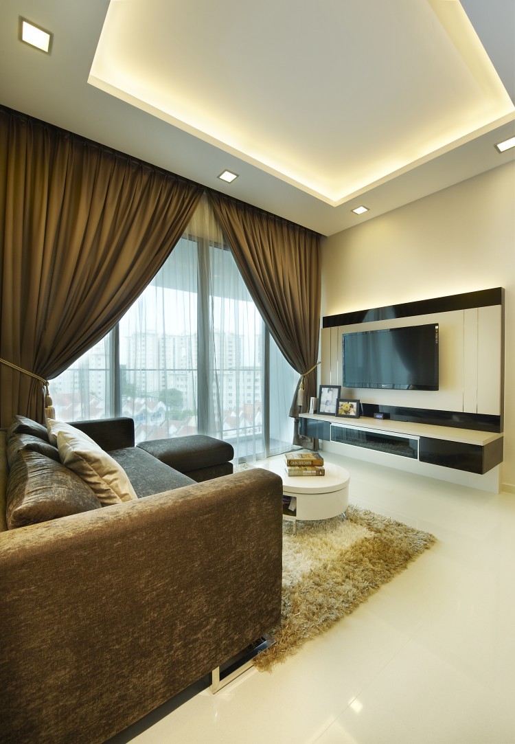 Contemporary, Modern Design - Living Room - Condominium - Design by U-Home Interior Design Pte Ltd