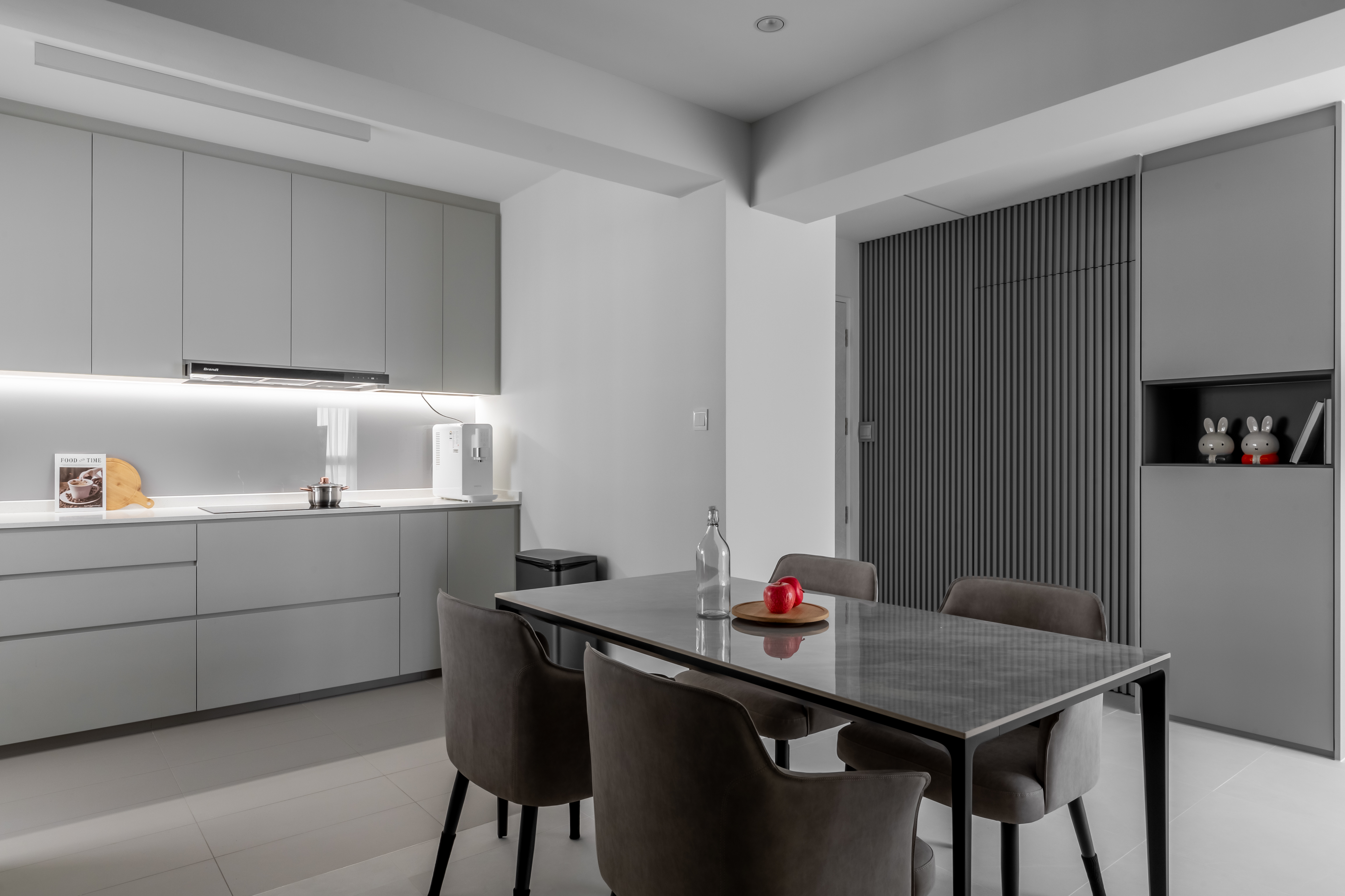 Minimalist, Modern Design - Dining Room - HDB 4 Room - Design by U-Home Interior Design Pte Ltd