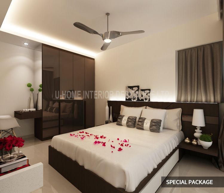 Modern Design - Bedroom - HDB 4 Room - Design by U-Home Interior Design Pte Ltd