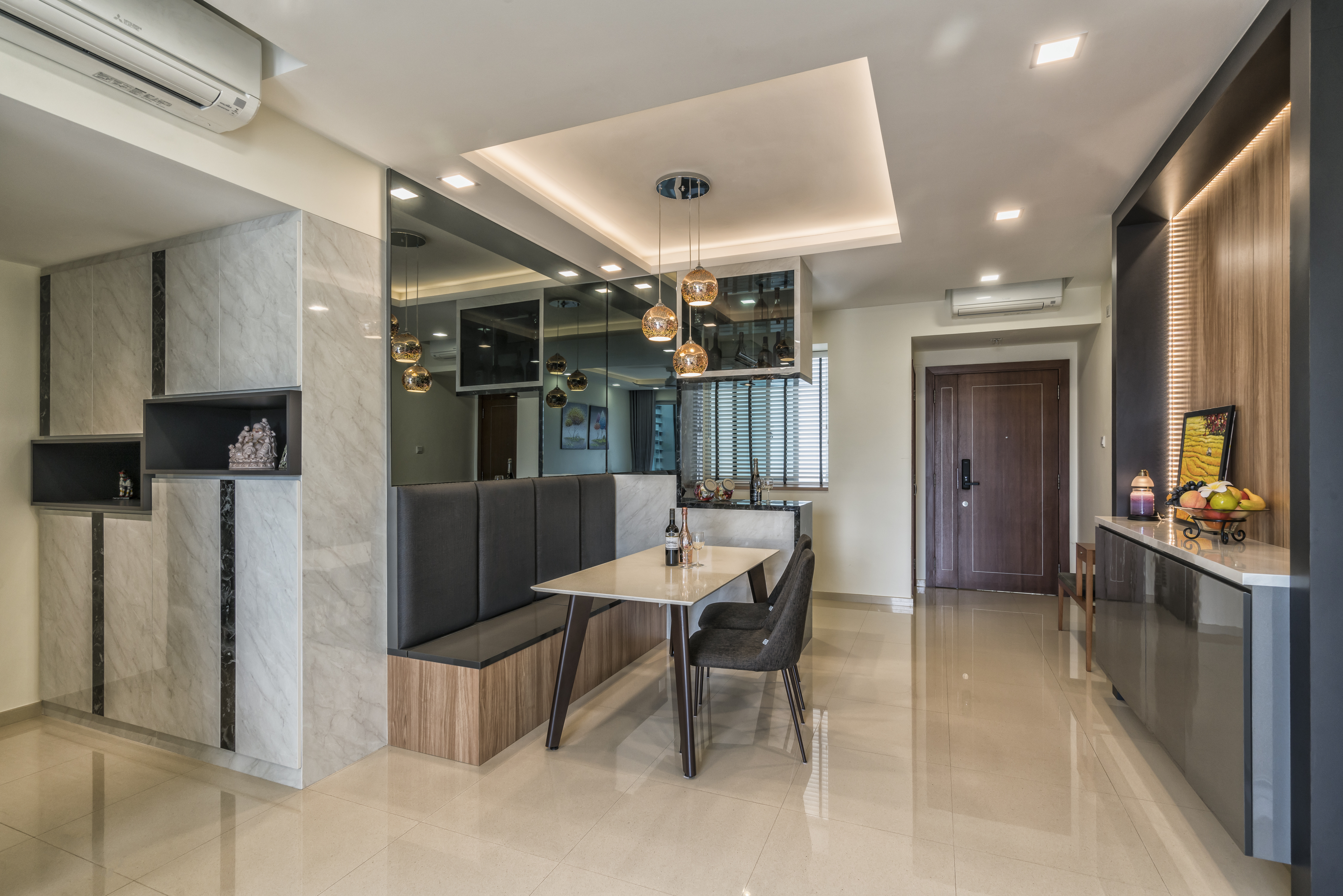 Modern Design - Living Room - Condominium - Design by U-Home Interior Design Pte Ltd