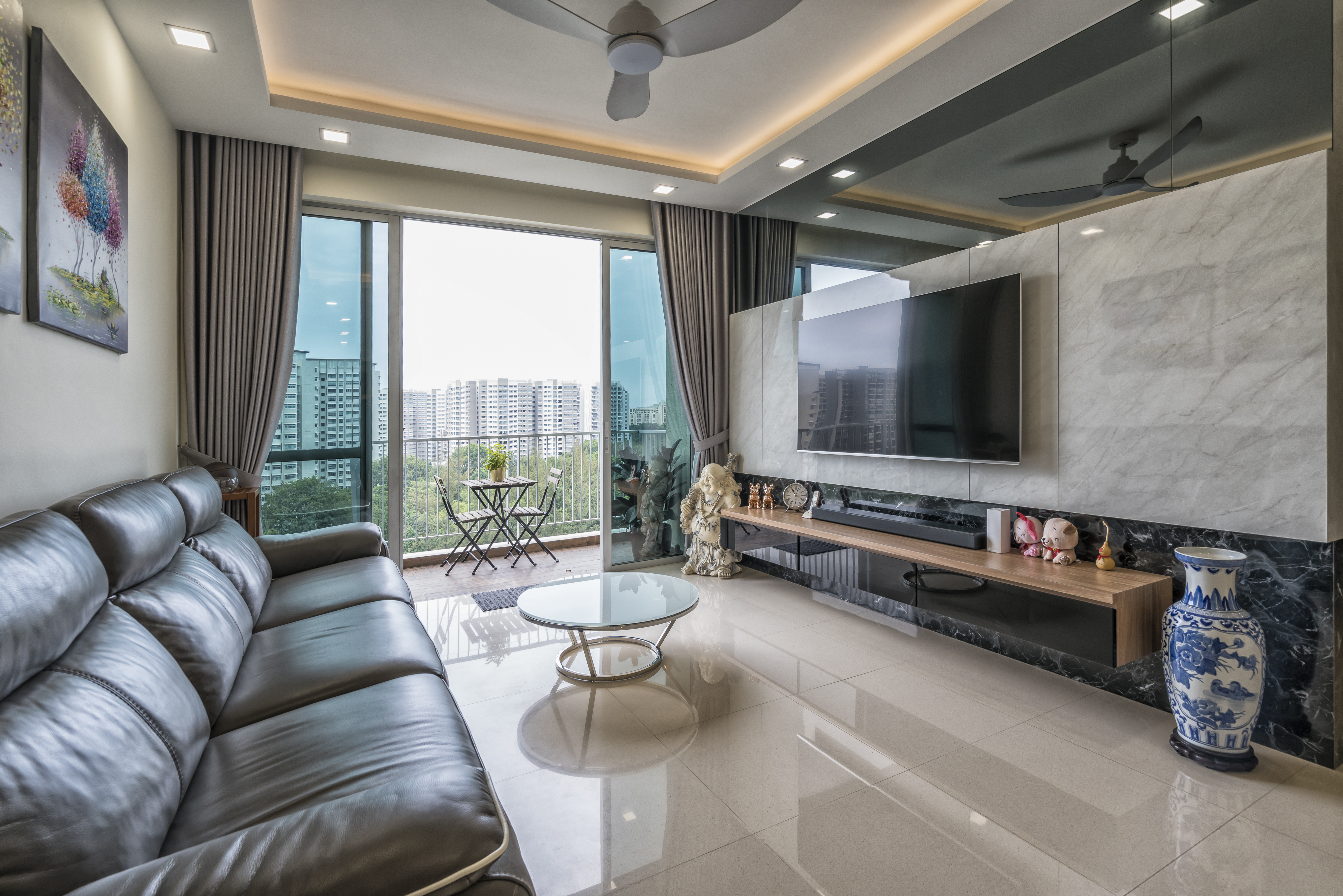 Modern Design - Living Room - Condominium - Design by U-Home Interior Design Pte Ltd