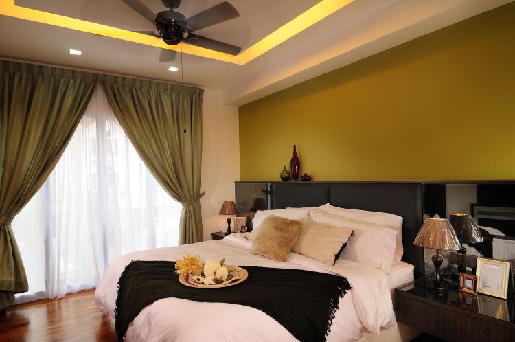 Resort, Tropical Design - Bedroom - Landed House - Design by U-Home Interior Design Pte Ltd