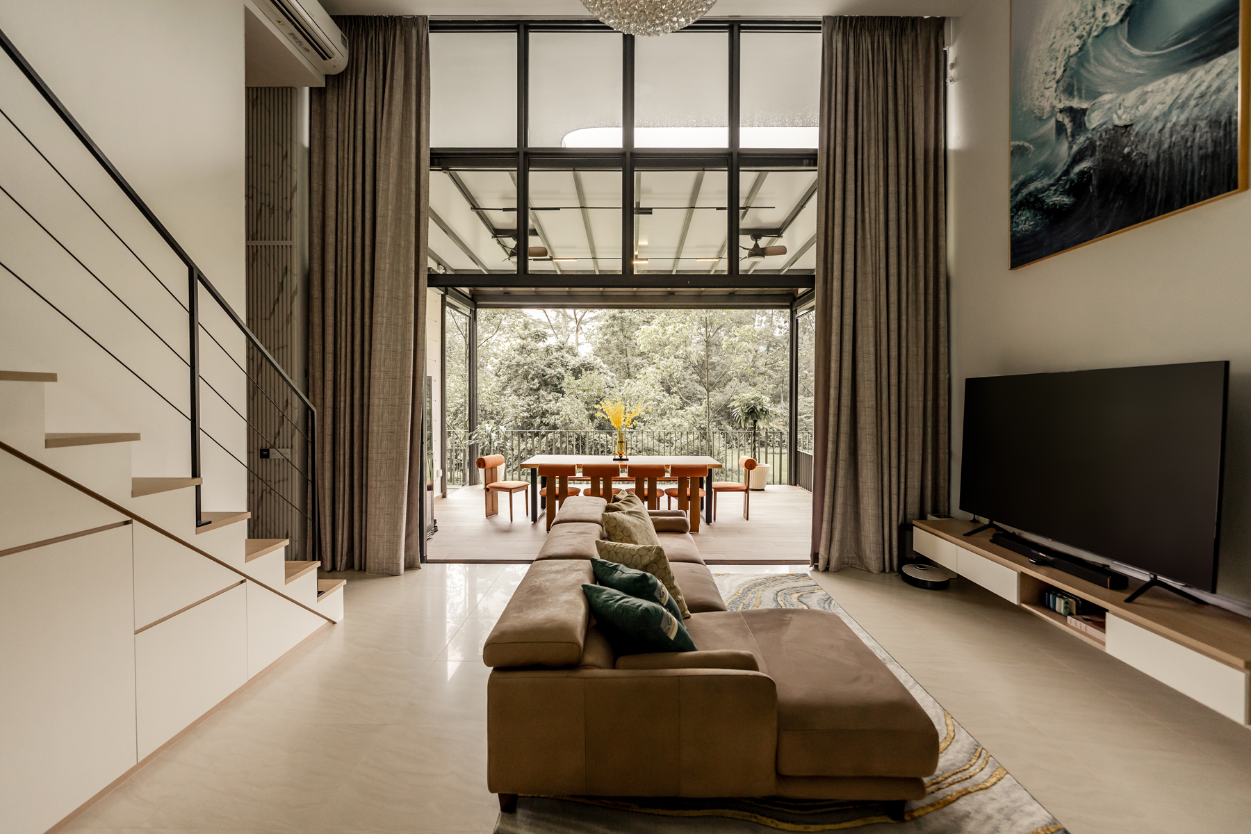 Contemporary, Modern Design - Living Room - Condominium - Design by U-Home Interior Design Pte Ltd