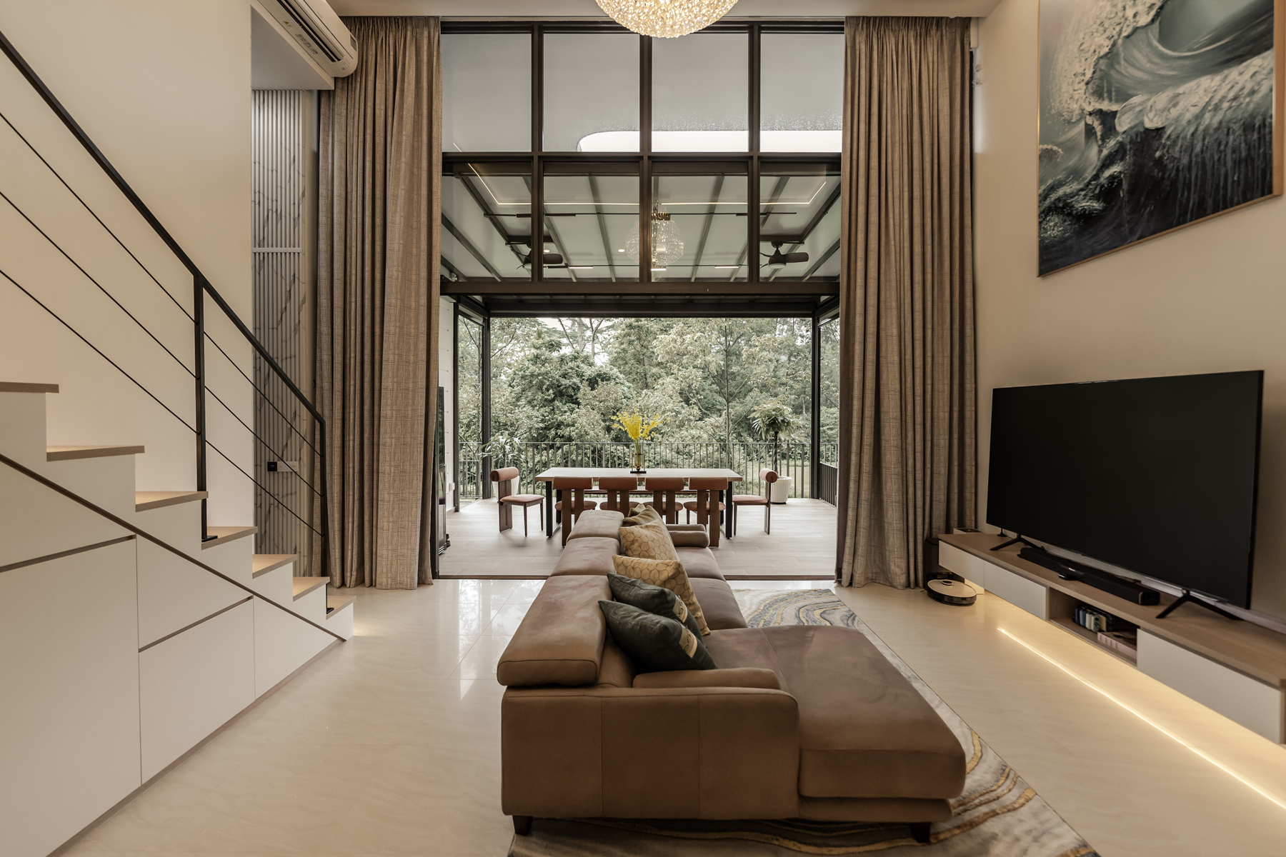 Contemporary, Modern Design - Living Room - Condominium - Design by U-Home Interior Design Pte Ltd