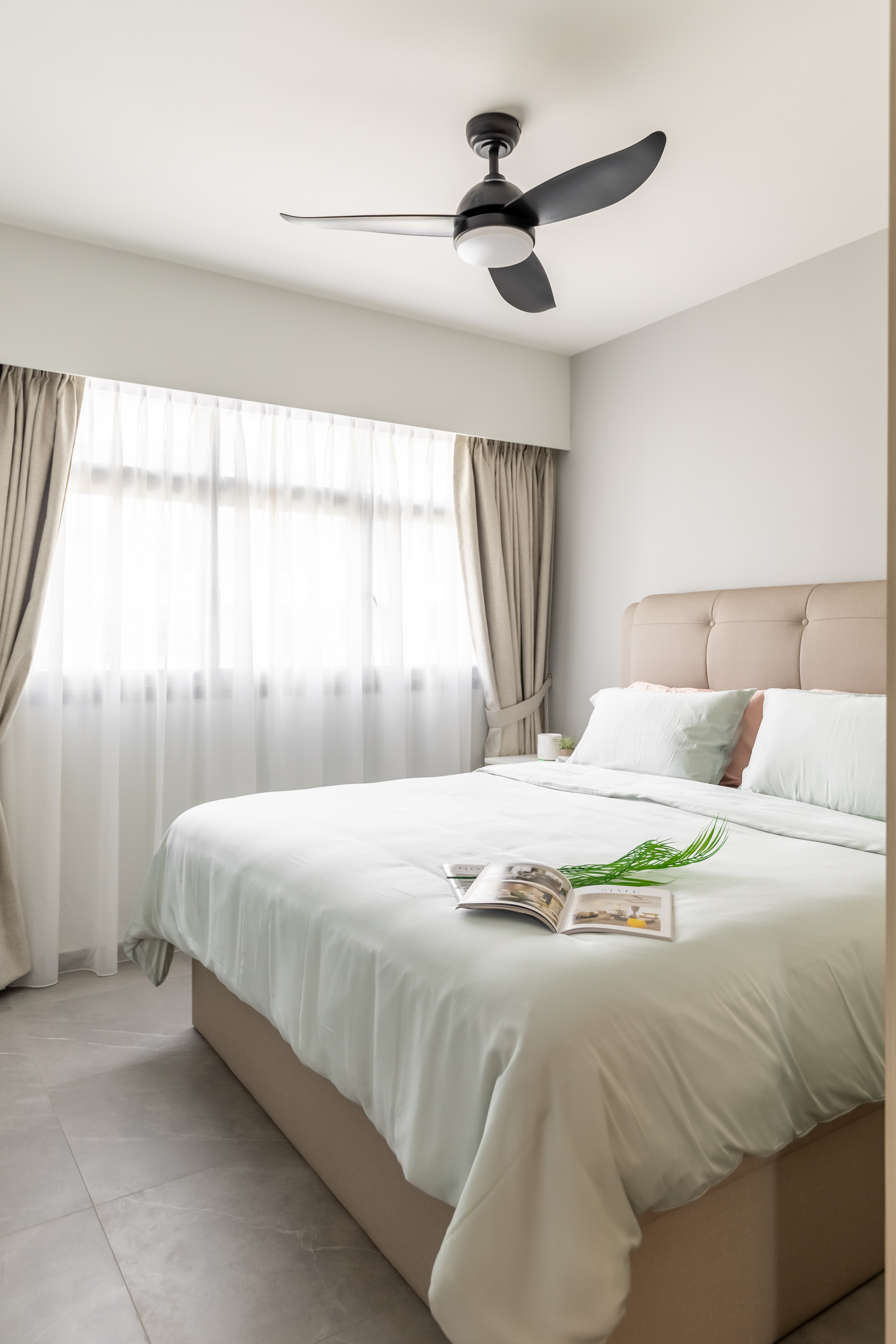 Contemporary, Minimalist, Scandinavian Design - Bedroom - HDB 4 Room - Design by U-Home Interior Design Pte Ltd