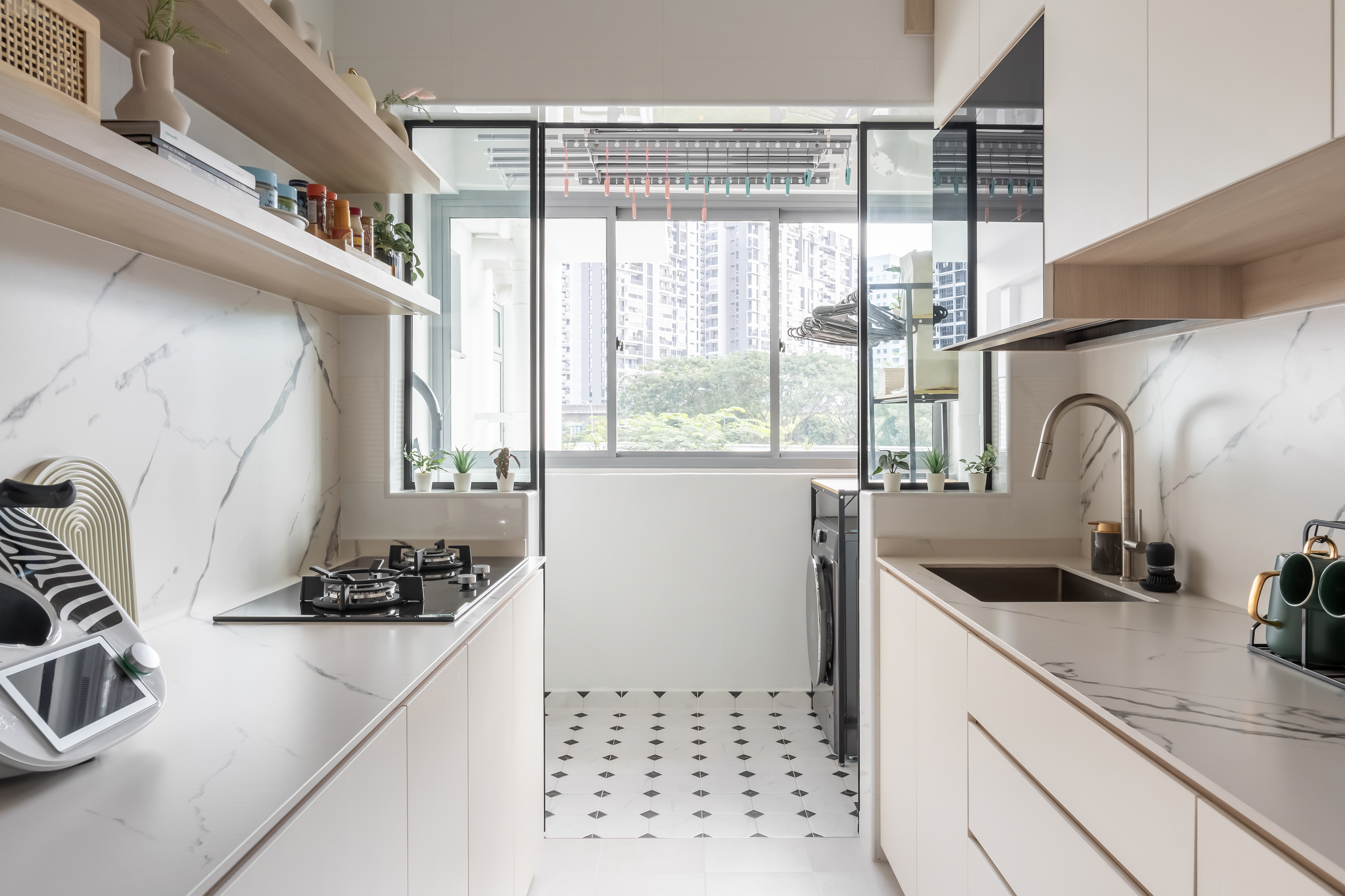 Contemporary, Minimalist, Scandinavian Design - Kitchen - HDB 4 Room - Design by U-Home Interior Design Pte Ltd