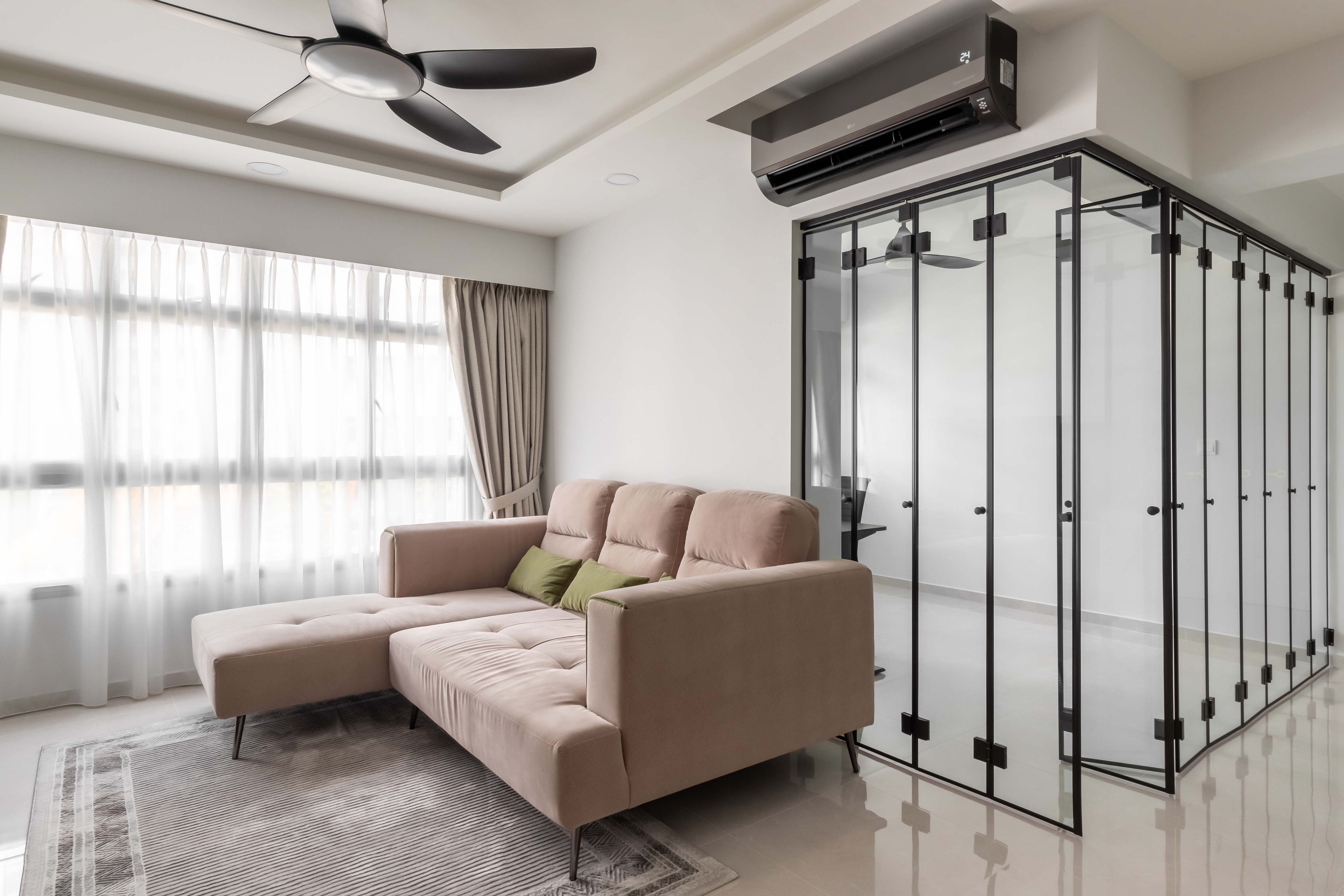 Contemporary, Minimalist, Scandinavian Design - Living Room - HDB 4 Room - Design by U-Home Interior Design Pte Ltd
