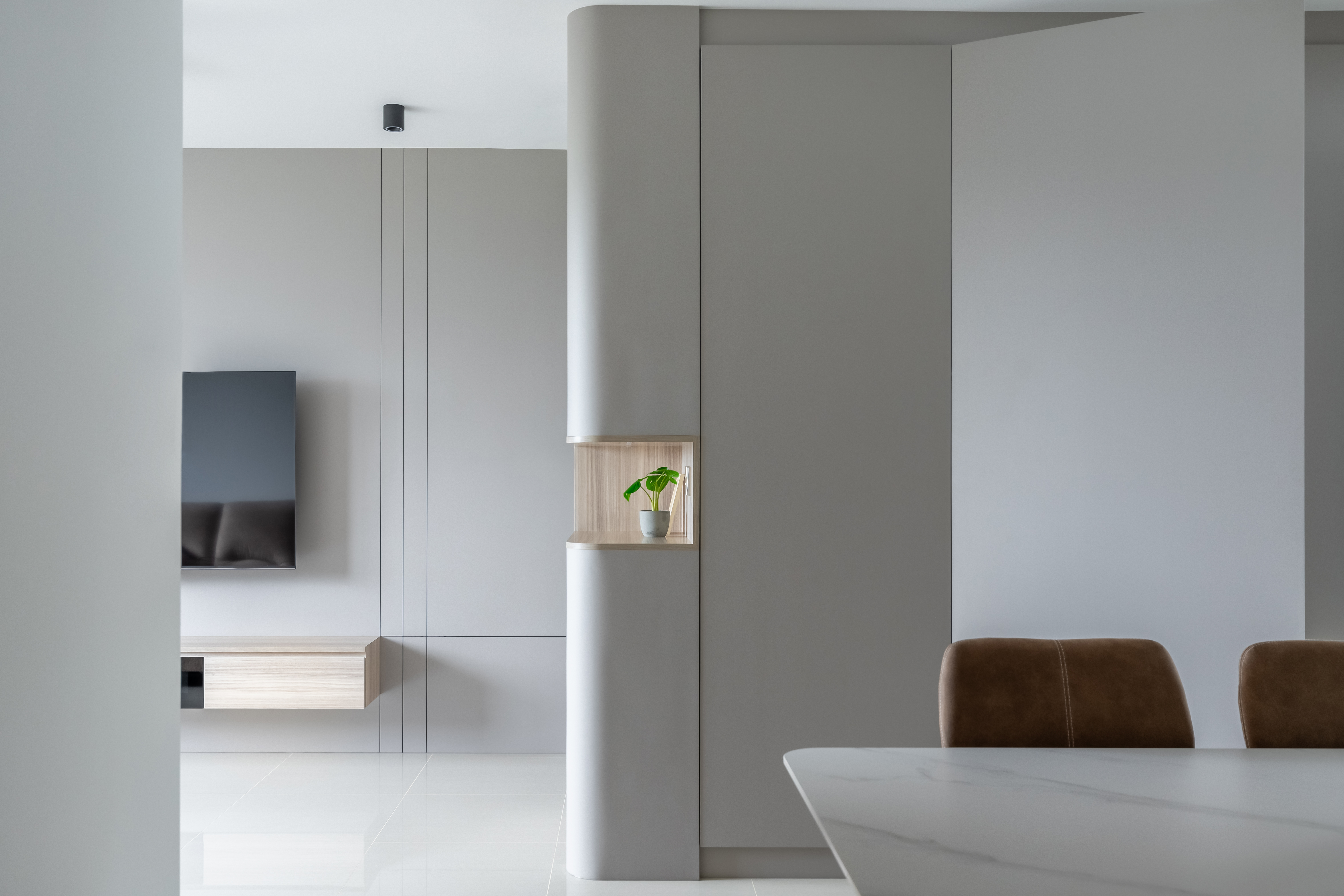 Contemporary, Minimalist, Modern Design - Living Room - HDB 4 Room - Design by U-Home Interior Design Pte Ltd