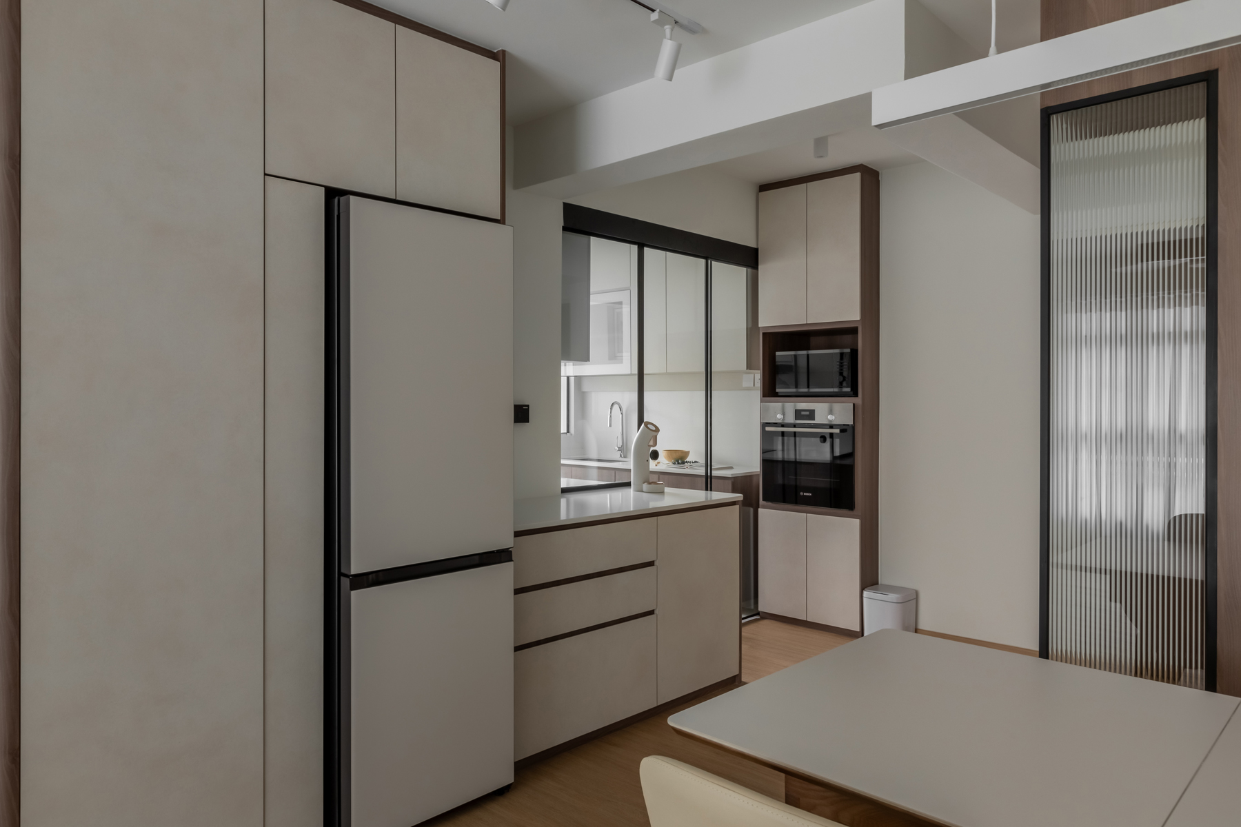 Minimalist, Modern, Scandinavian Design - Dining Room - HDB 4 Room - Design by U-Home Interior Design Pte Ltd