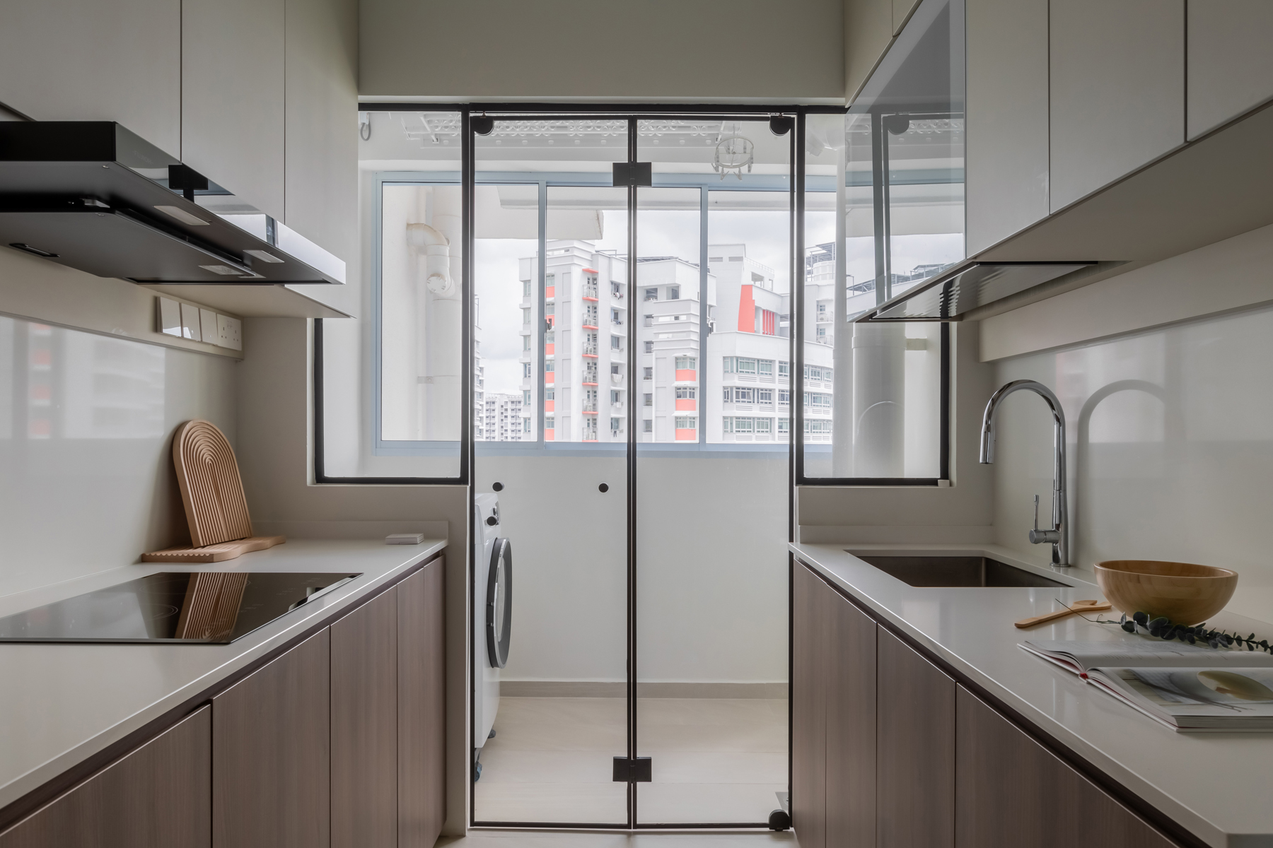 Minimalist, Modern, Scandinavian Design - Kitchen - HDB 4 Room - Design by U-Home Interior Design Pte Ltd