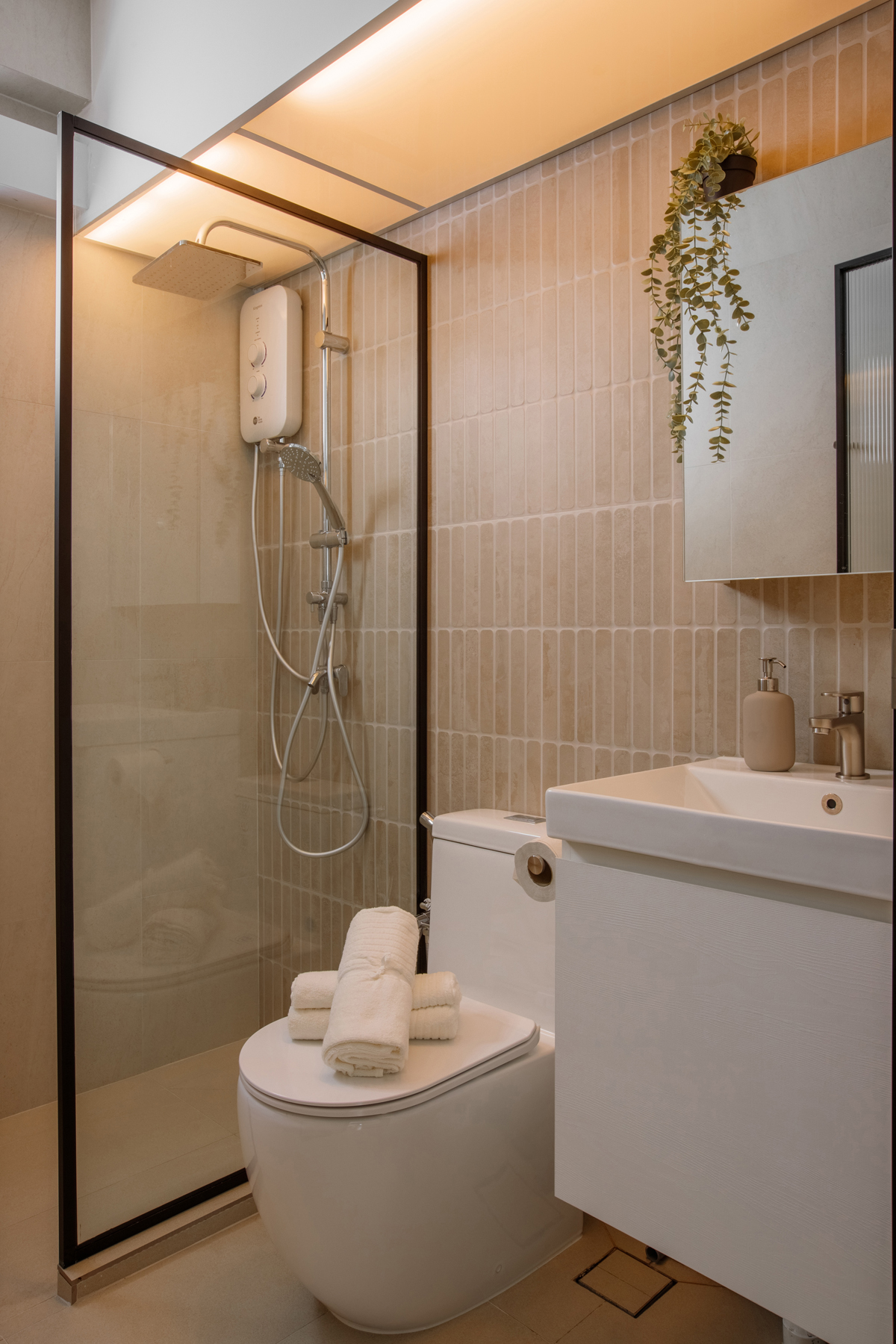 Minimalist, Modern, Scandinavian Design - Bathroom - HDB 4 Room - Design by U-Home Interior Design Pte Ltd