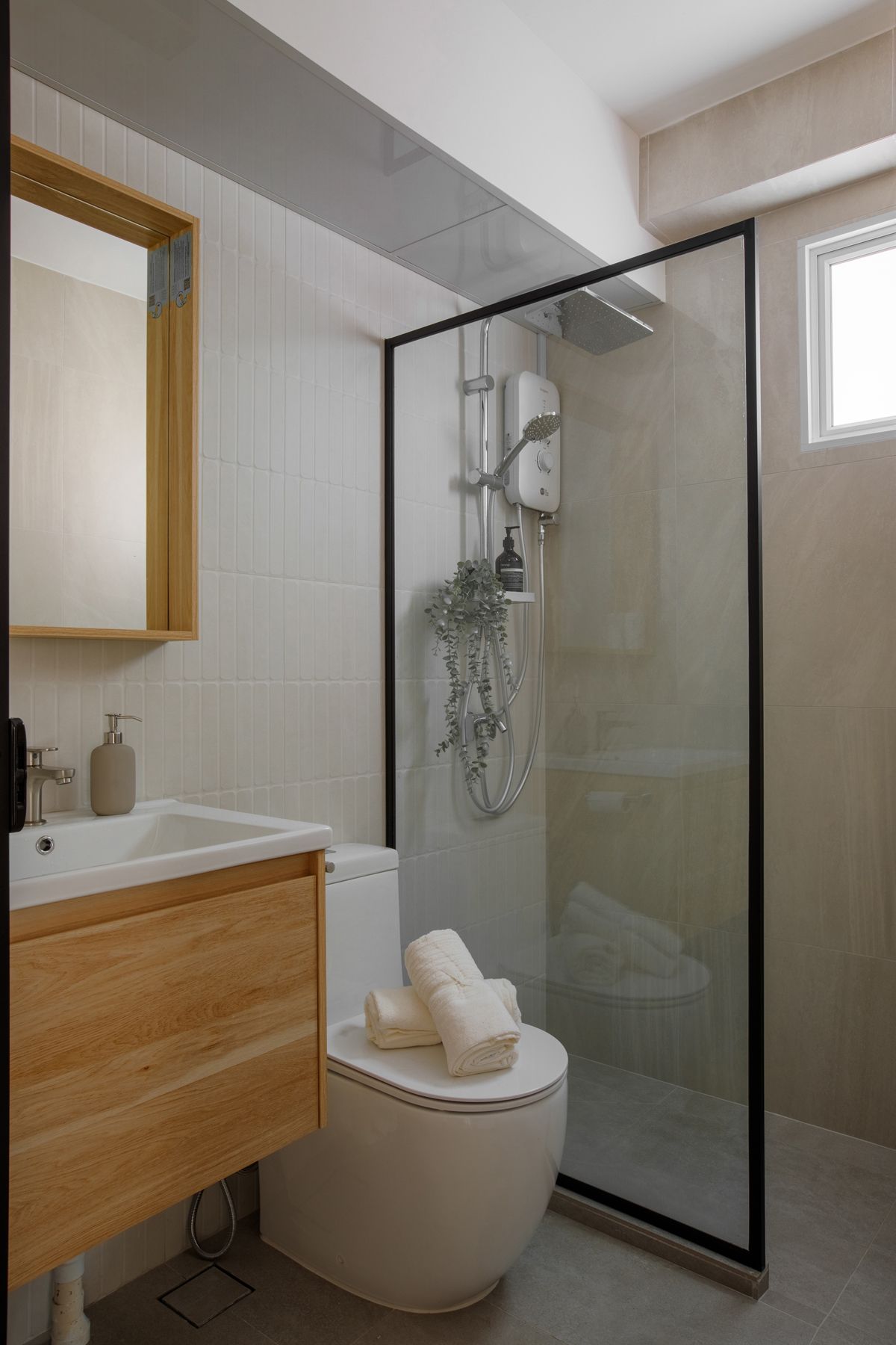 Minimalist, Modern, Scandinavian Design - Bathroom - HDB 4 Room - Design by U-Home Interior Design Pte Ltd