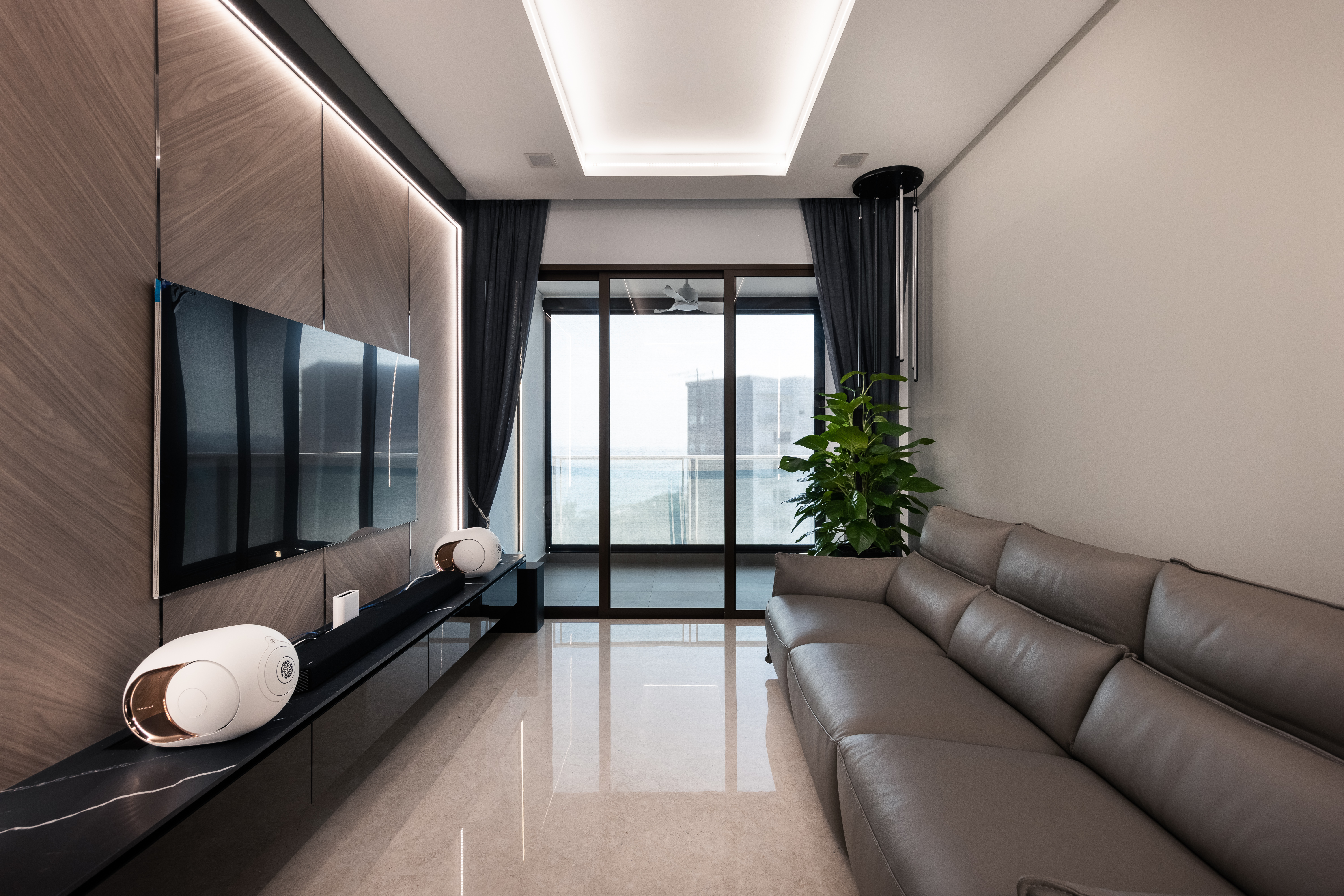 Contemporary, Modern Design - Living Room - Condominium - Design by U-Home Interior Design Pte Ltd