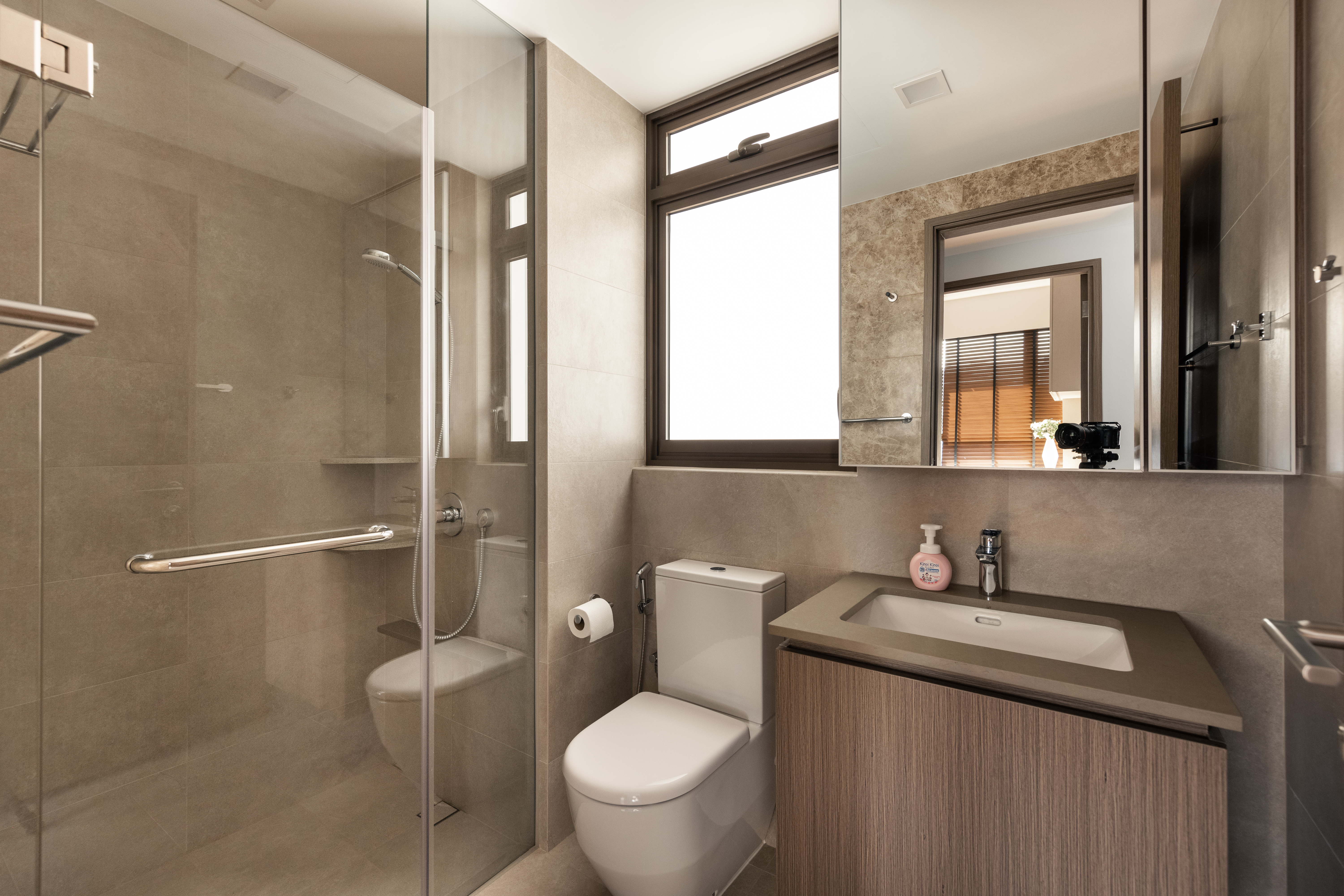 Contemporary, Modern Design - Bathroom - Condominium - Design by U-Home Interior Design Pte Ltd