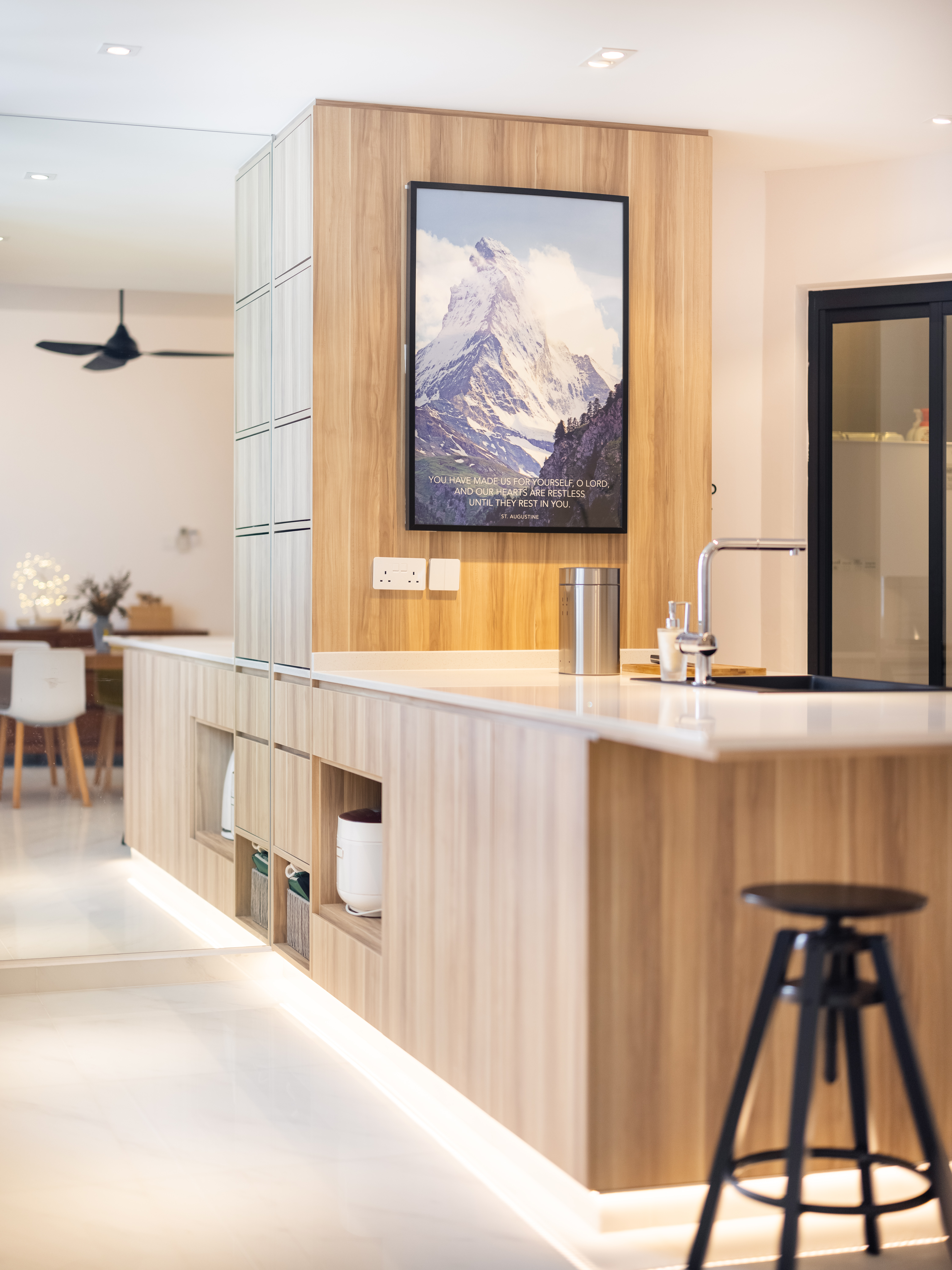 Minimalist, Scandinavian Design - Kitchen - Condominium - Design by U-Home Interior Design Pte Ltd