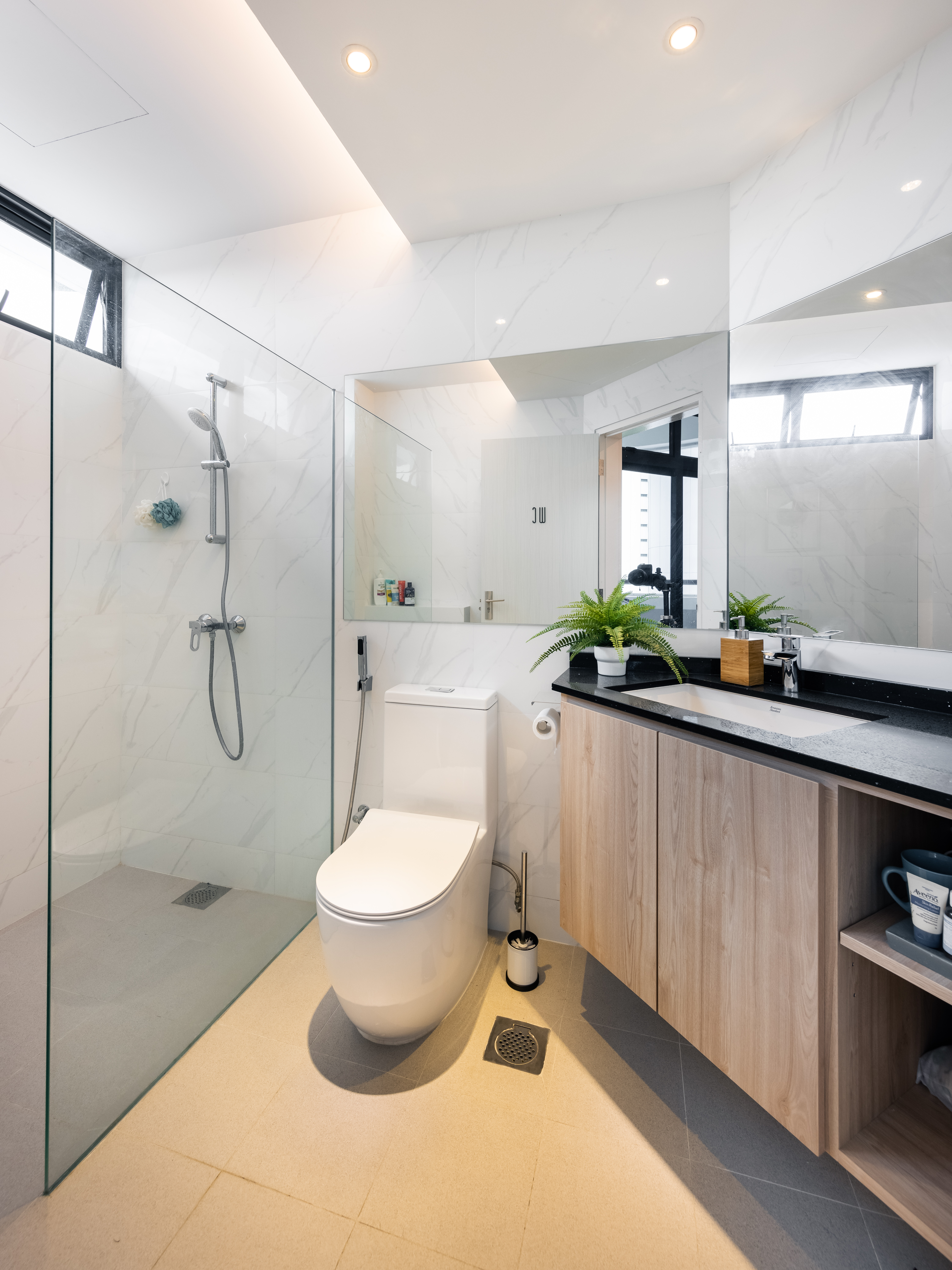 Minimalist, Scandinavian Design - Bathroom - Condominium - Design by U-Home Interior Design Pte Ltd