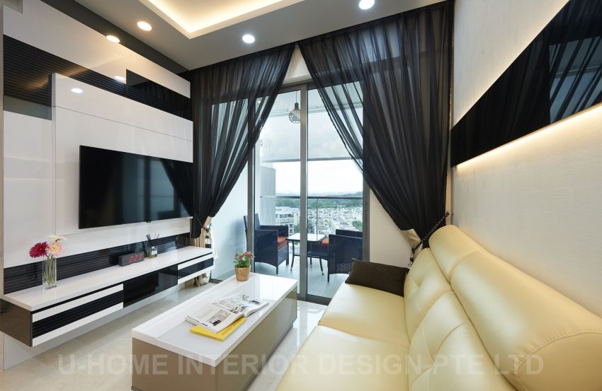 Contemporary, Modern Design - Living Room - Condominium - Design by U-Home Interior Design Pte Ltd