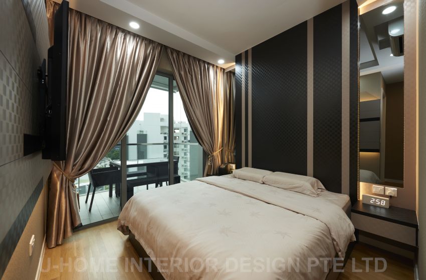 Contemporary, Modern Design - Bedroom - Condominium - Design by U-Home Interior Design Pte Ltd