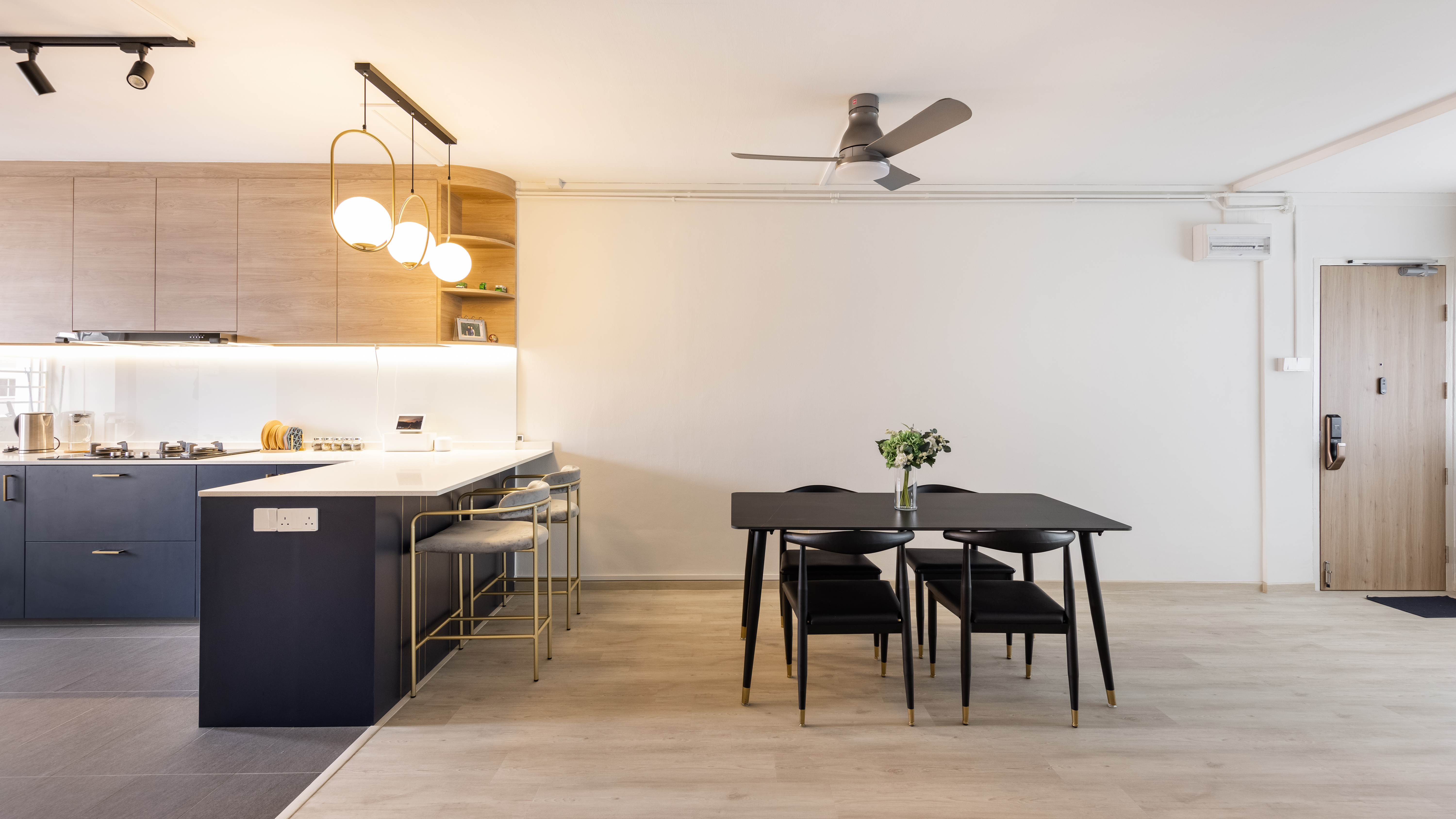 Modern, Scandinavian Design - Dining Room - HDB 5 Room - Design by U-Home Interior Design Pte Ltd