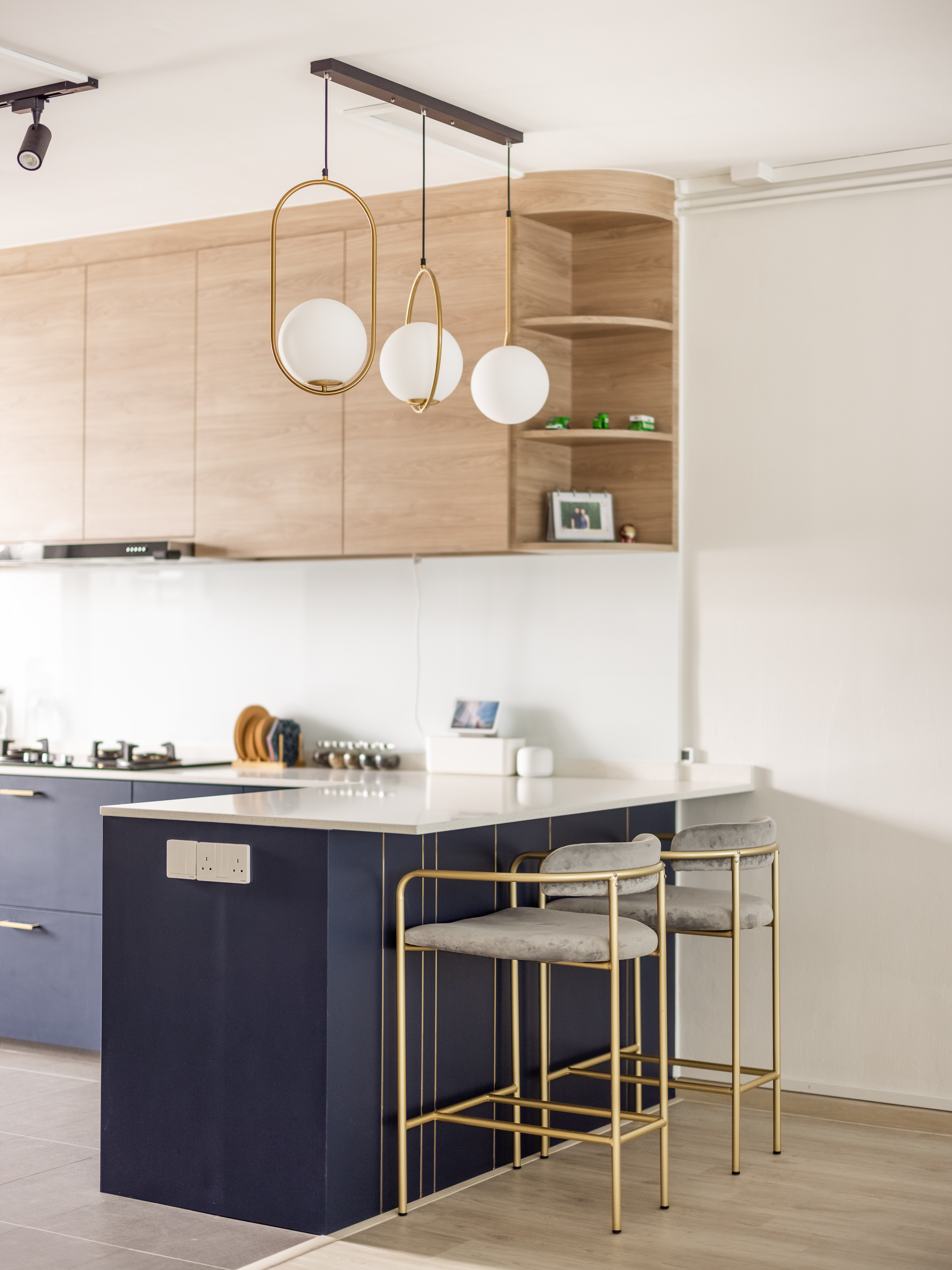 Modern, Scandinavian Design - Kitchen - HDB 5 Room - Design by U-Home Interior Design Pte Ltd