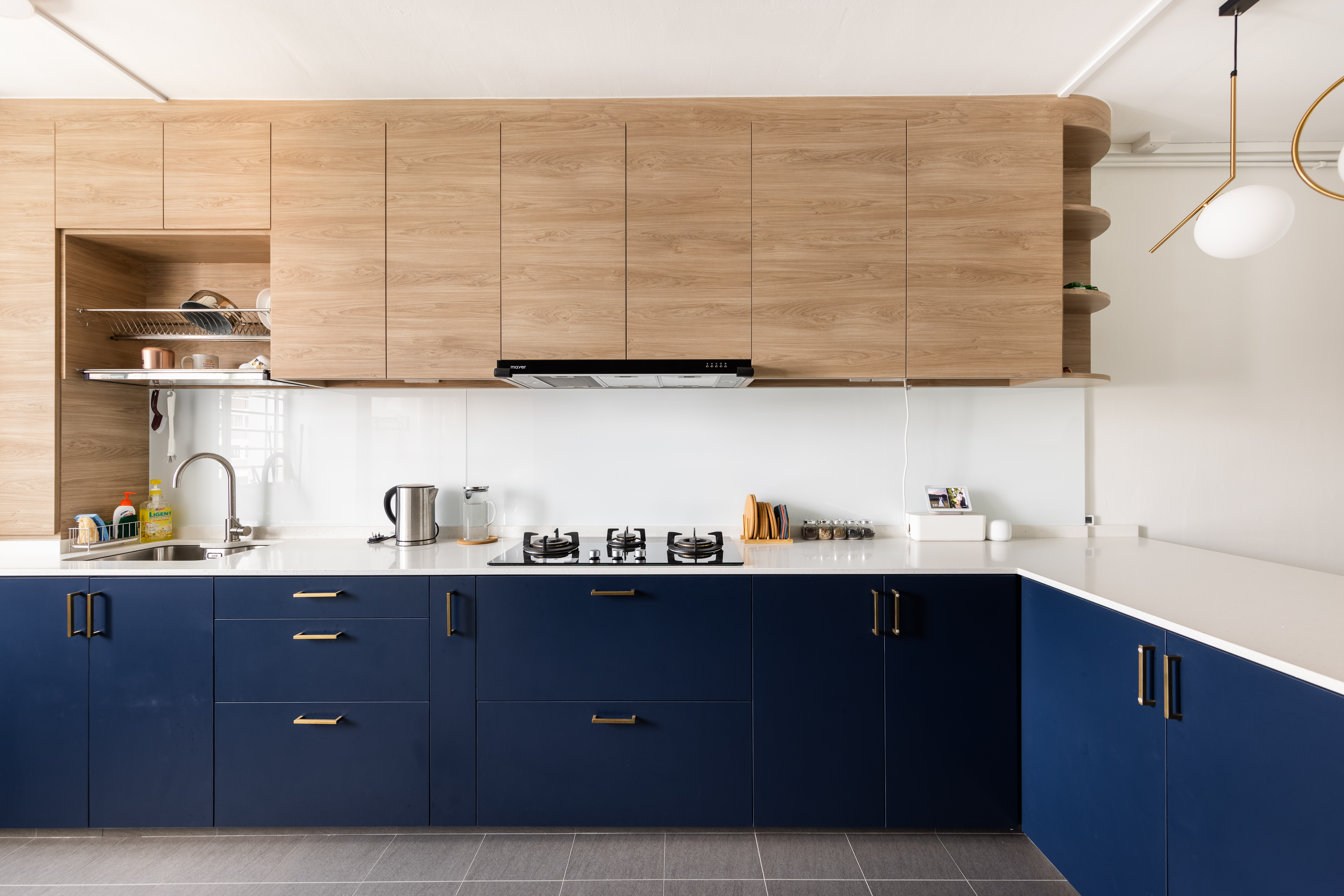 Modern, Scandinavian Design - Kitchen - HDB 5 Room - Design by U-Home Interior Design Pte Ltd