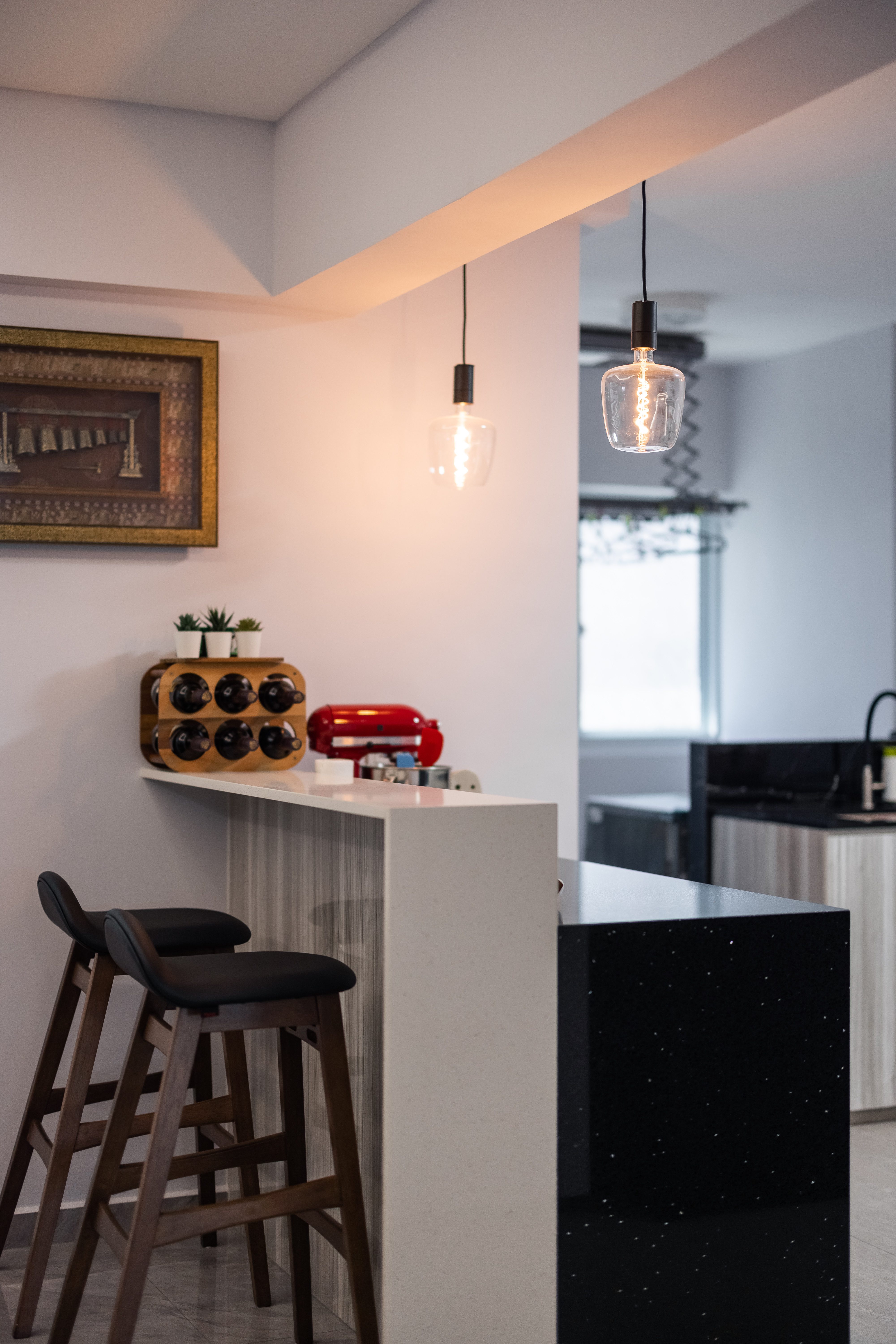 Contemporary, Modern Design - Kitchen - HDB 5 Room - Design by U-Home Interior Design Pte Ltd